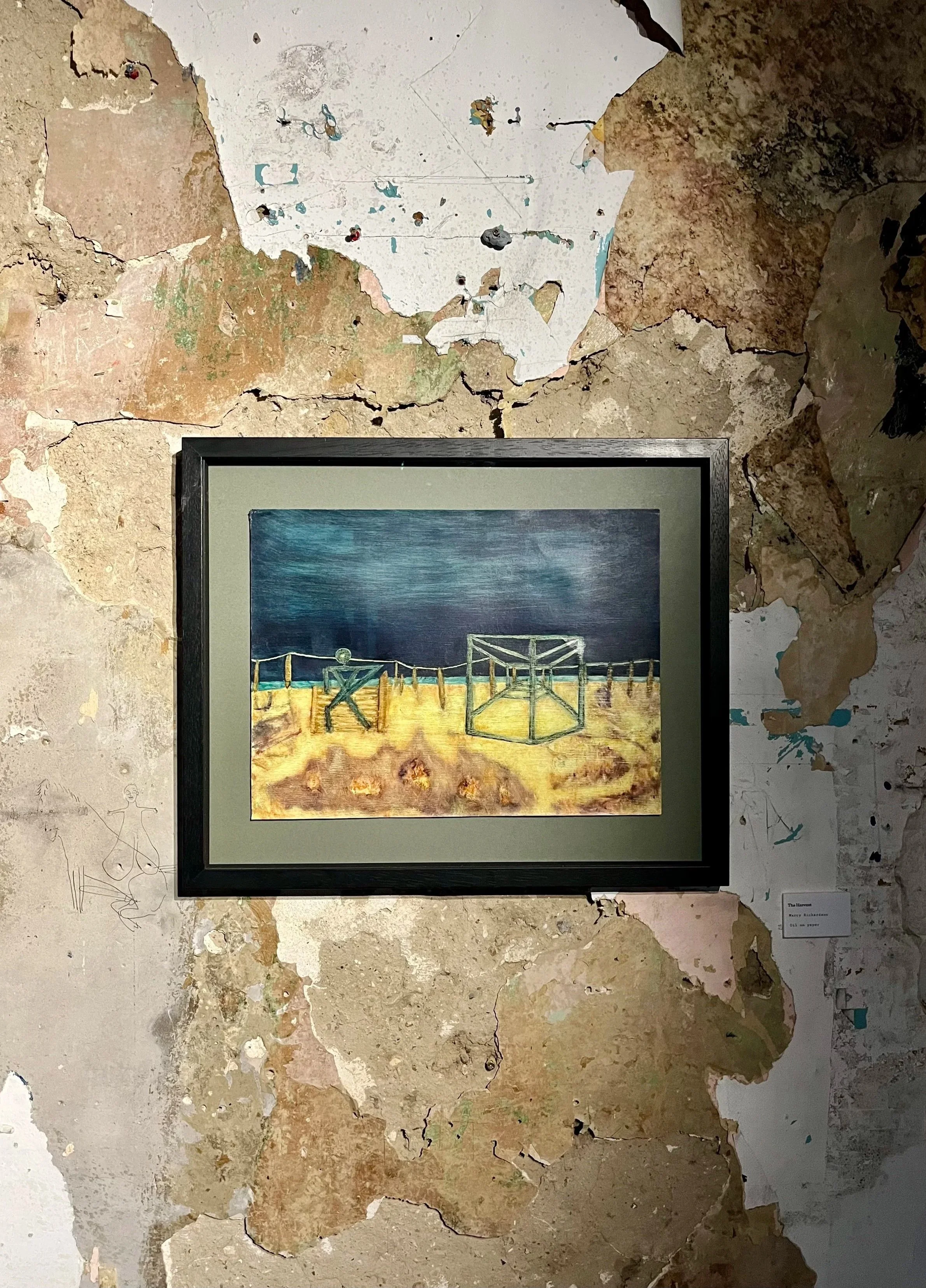 Installation view, Derelict, Peckham Safehouse, London, 2023.