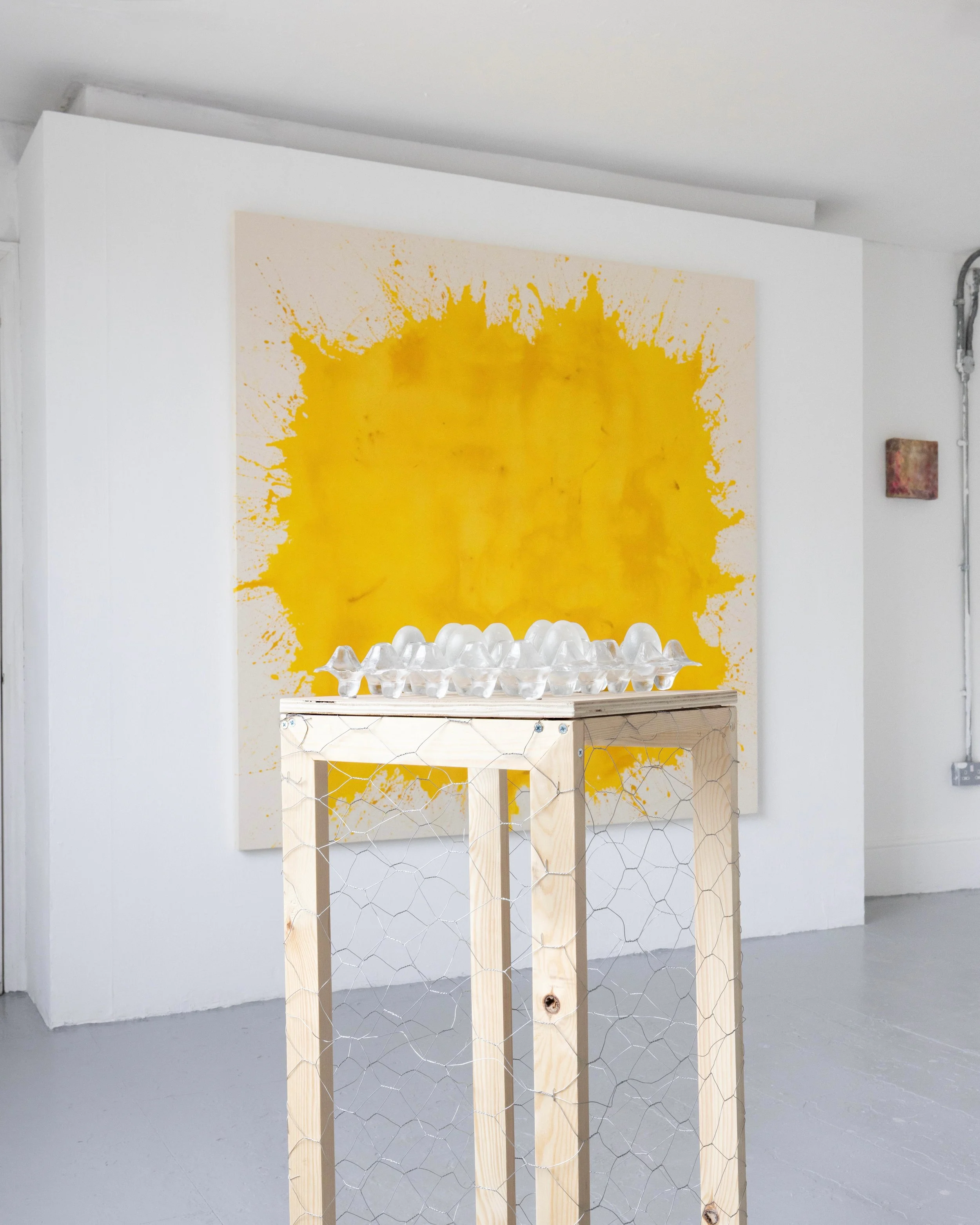 Installation view, MA Fine Art degree show, 
City & Guilds of London Art School, London, 2026.