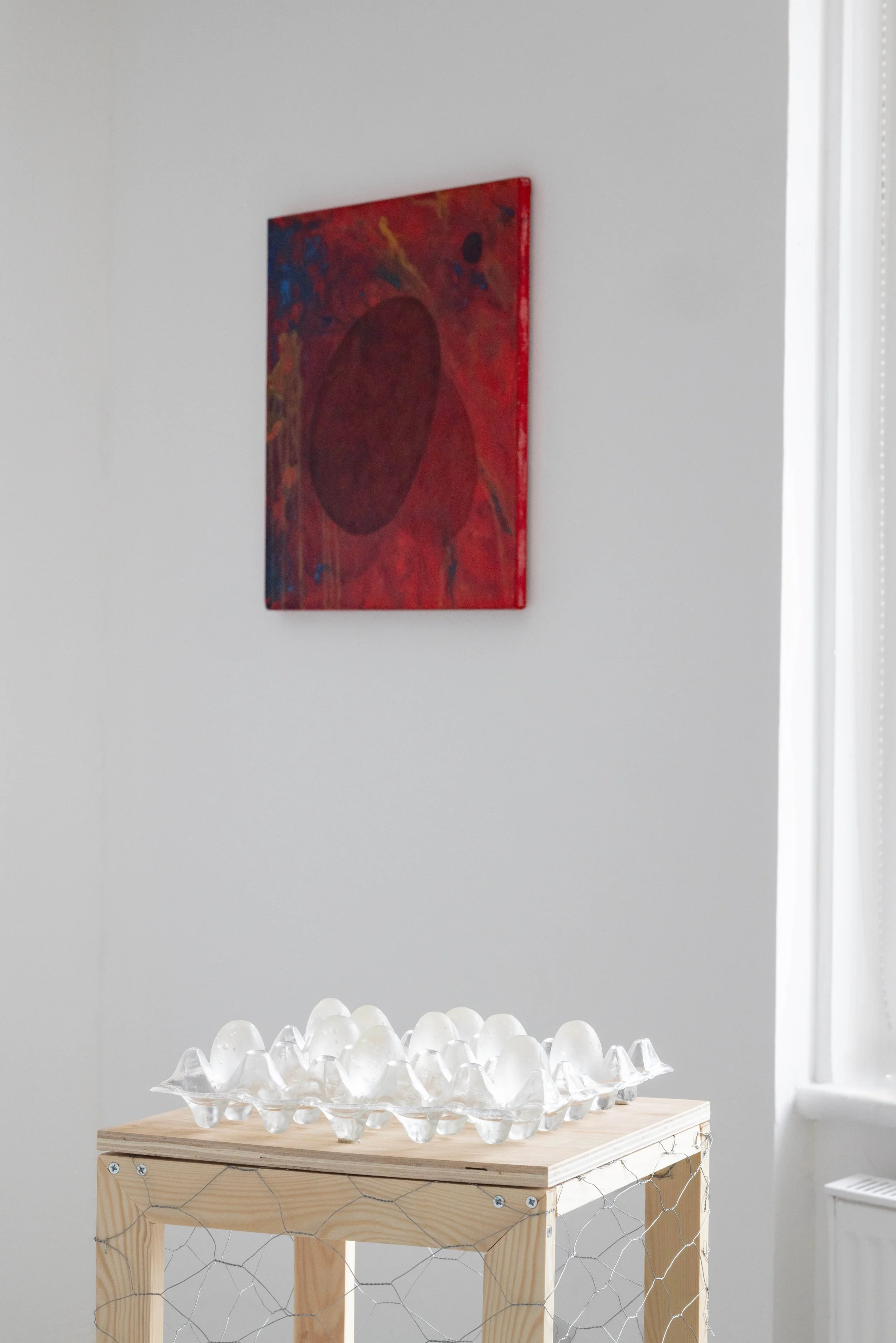 Installation view, MA Fine Art degree show, 
City & Guilds of London Art School, London, 2026.
