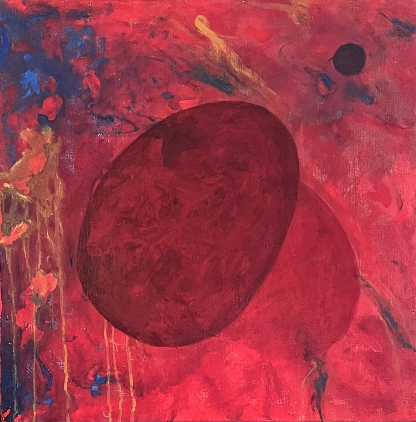 Nothing in Isolation (2025-2026) Oil and acrylic on linen 50 x 50 cm