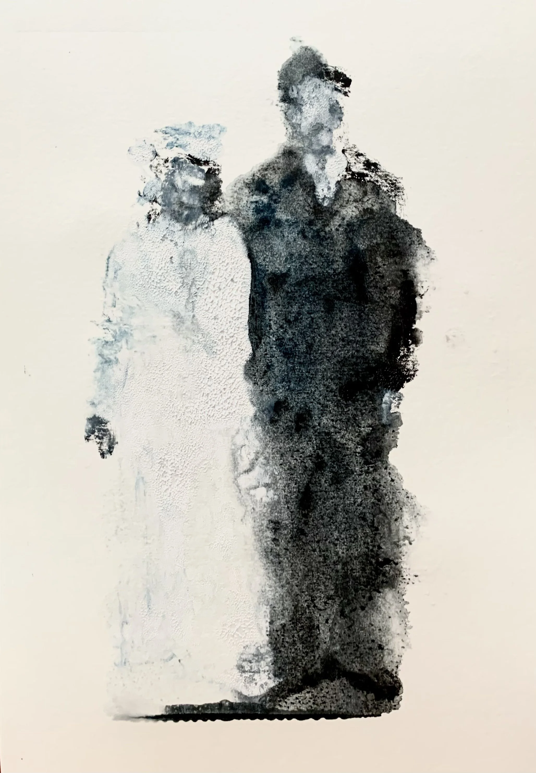 Ukrainian Blood II (2022)
Ink monotype on paper
42 x 31 cm