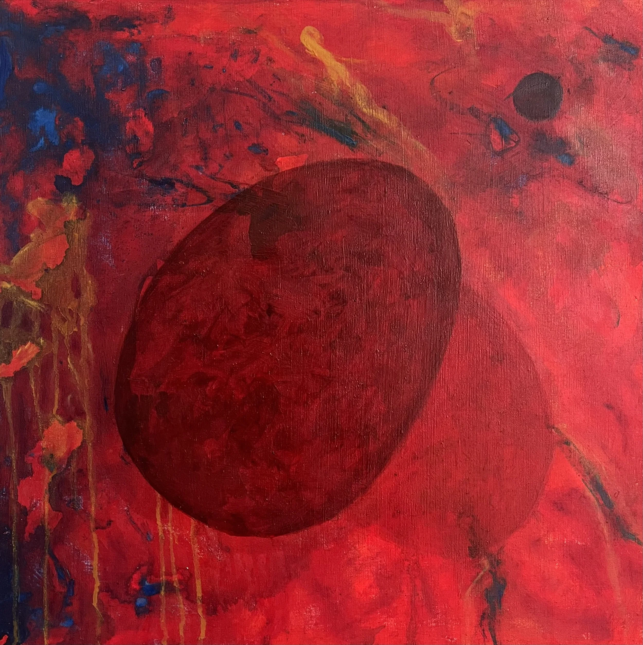 Nothing in Isolation (2025-2026) 
Oil and acrylic on linen 
50 x 50 cm
