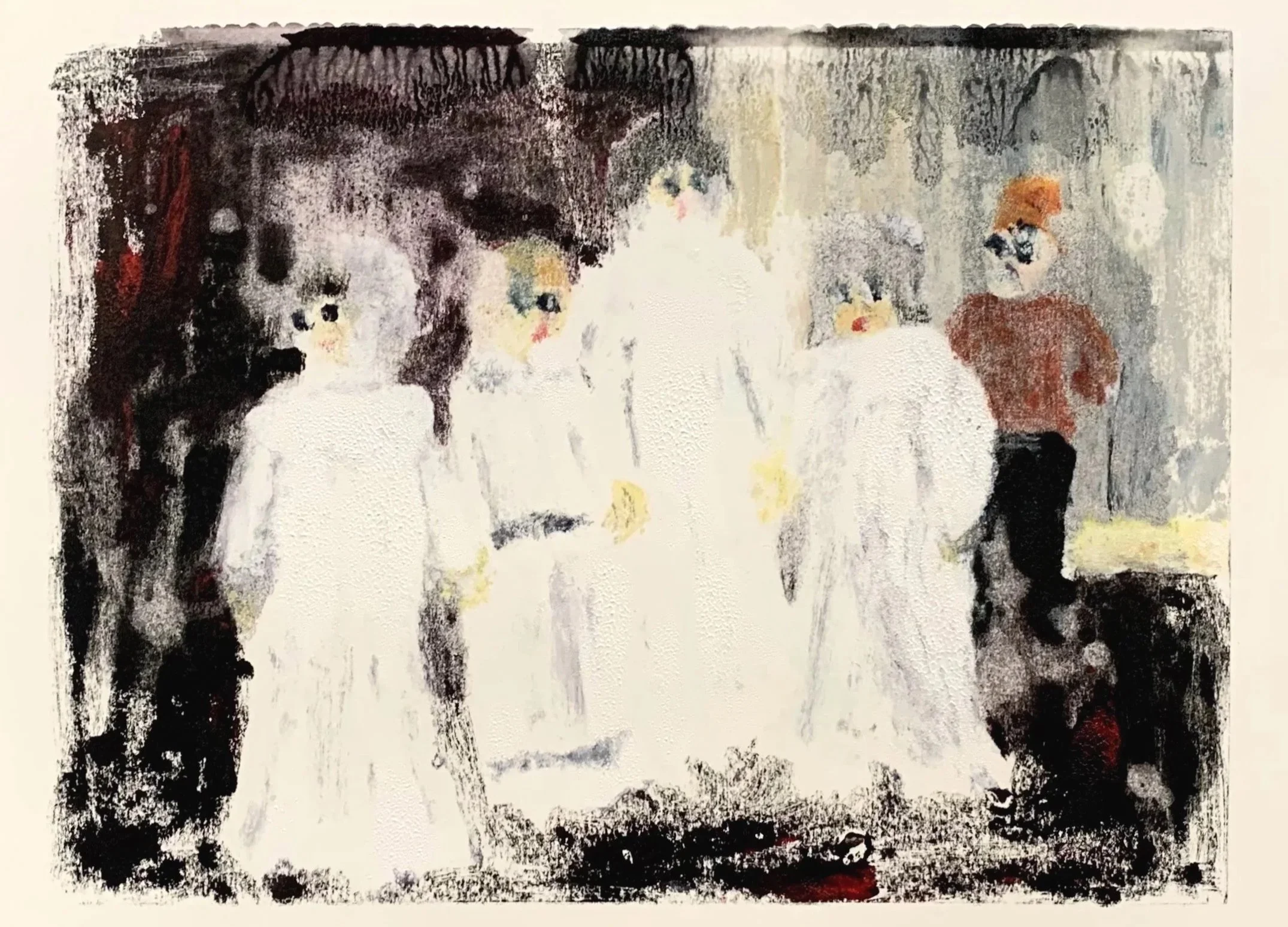 Ukrainian Blood I (2022)
Ink monotype on paper
41 x 33 cm