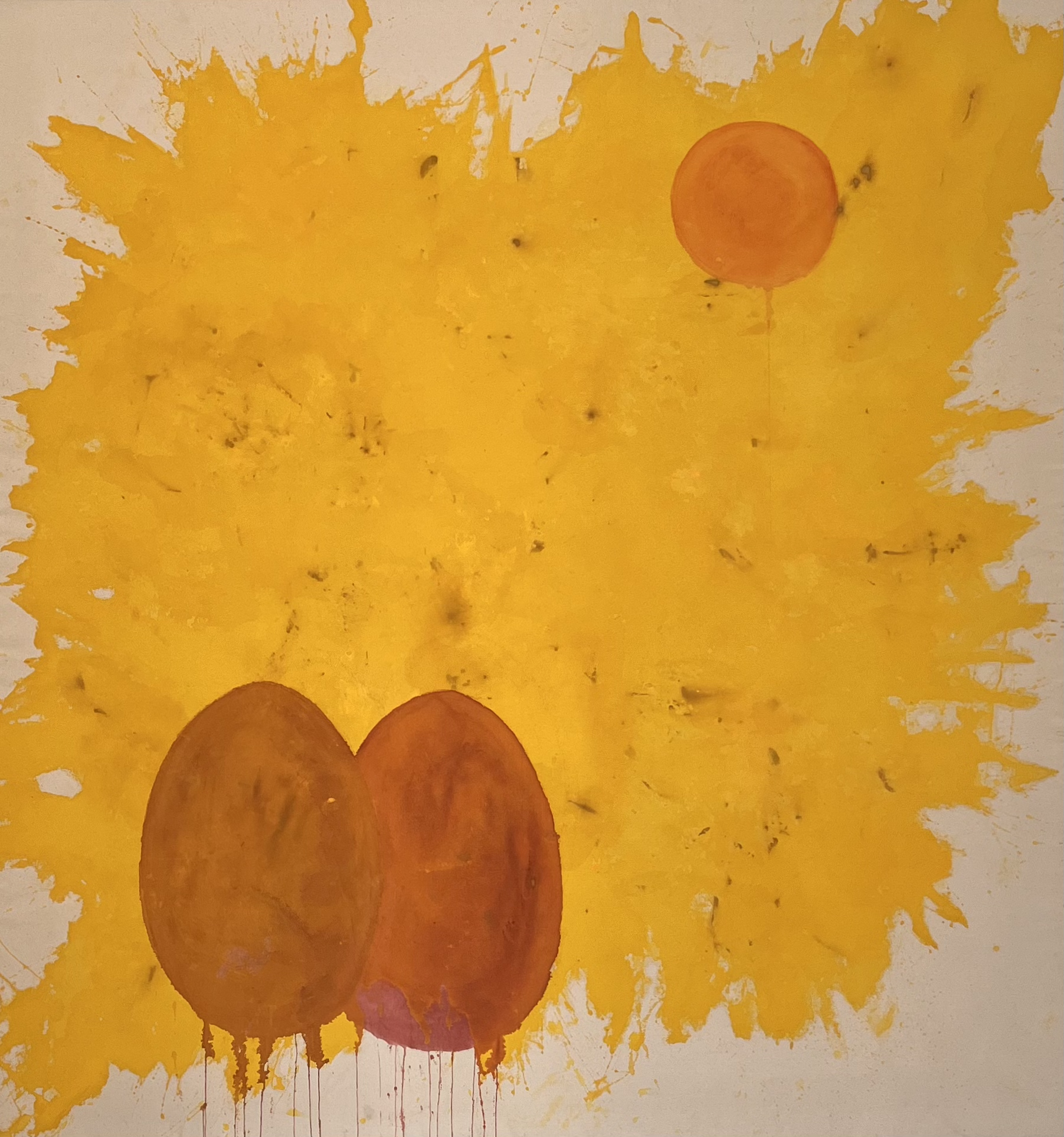 YOLKO 27 (2026)
Acrylic on unprimed canvas
166 x 156 cm