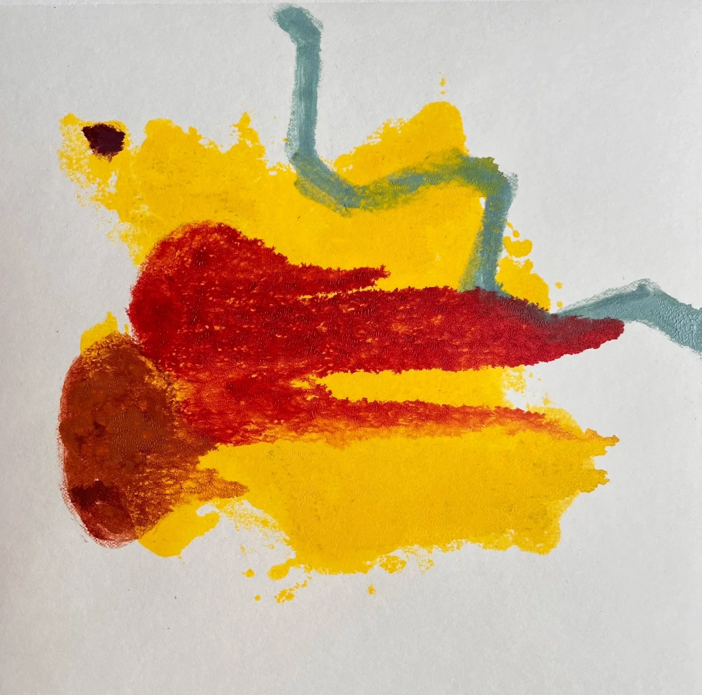 YOLKO 1 (2025)
Monotype on paper
20.5 × 20.5 cm
