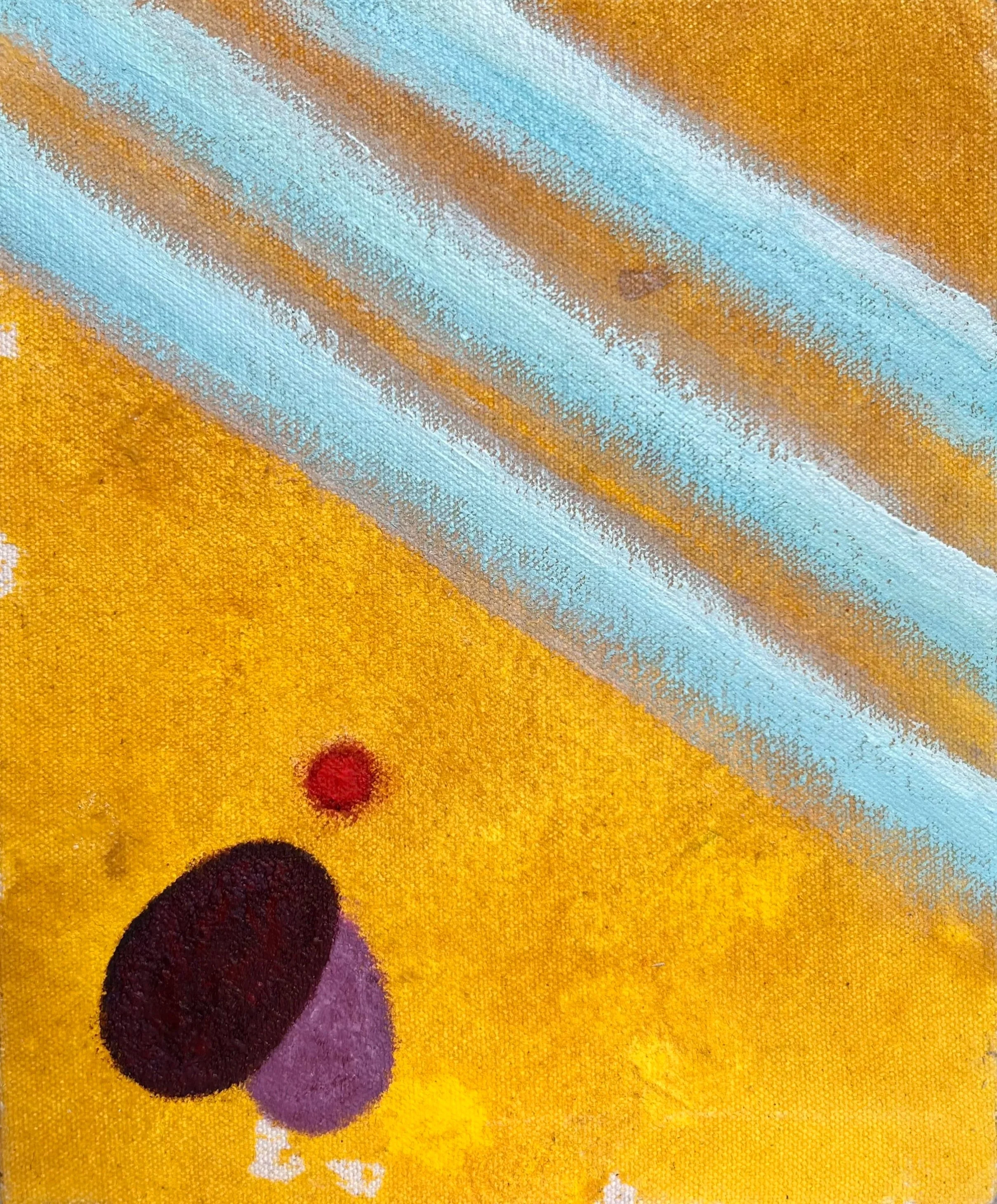 YOLKO 16 (2025-2026)
Acrylic on unprimed canvas
18 × 18 cm