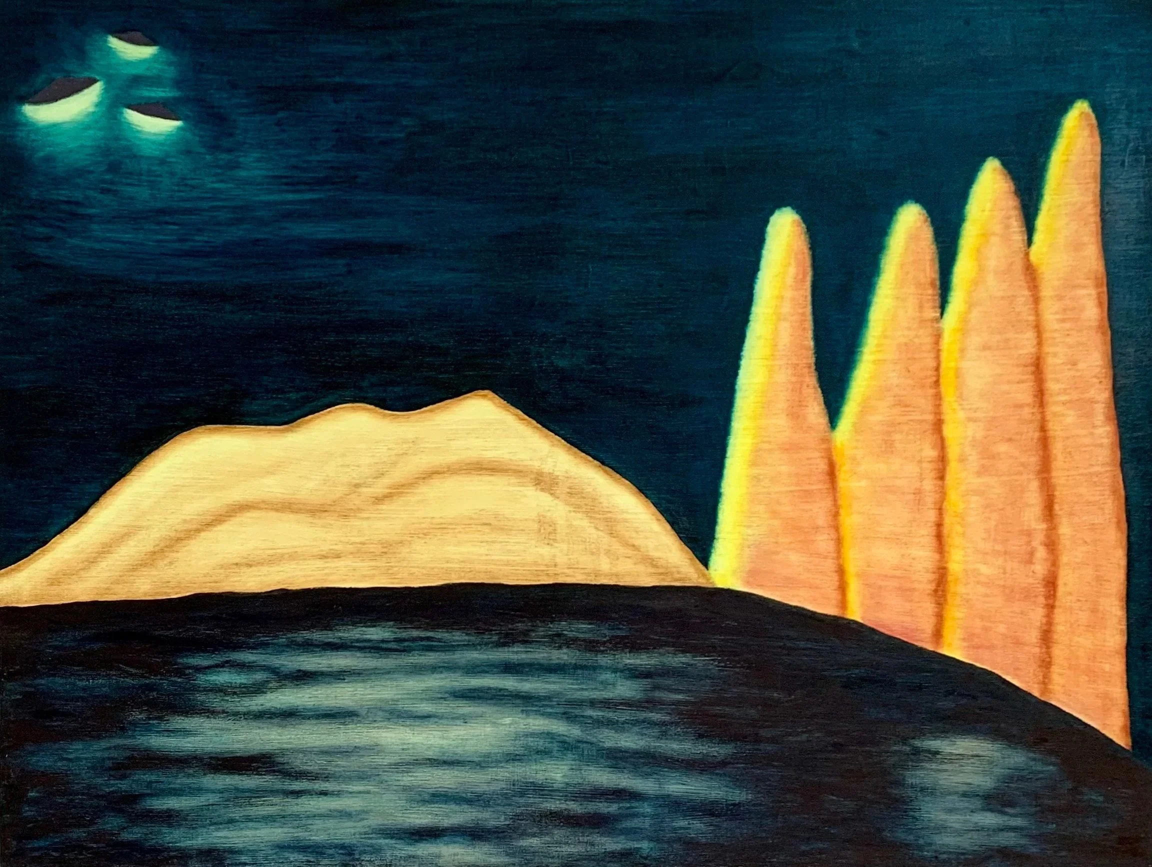 The Lake (2023)
Oil on linen
101 x 76 cm