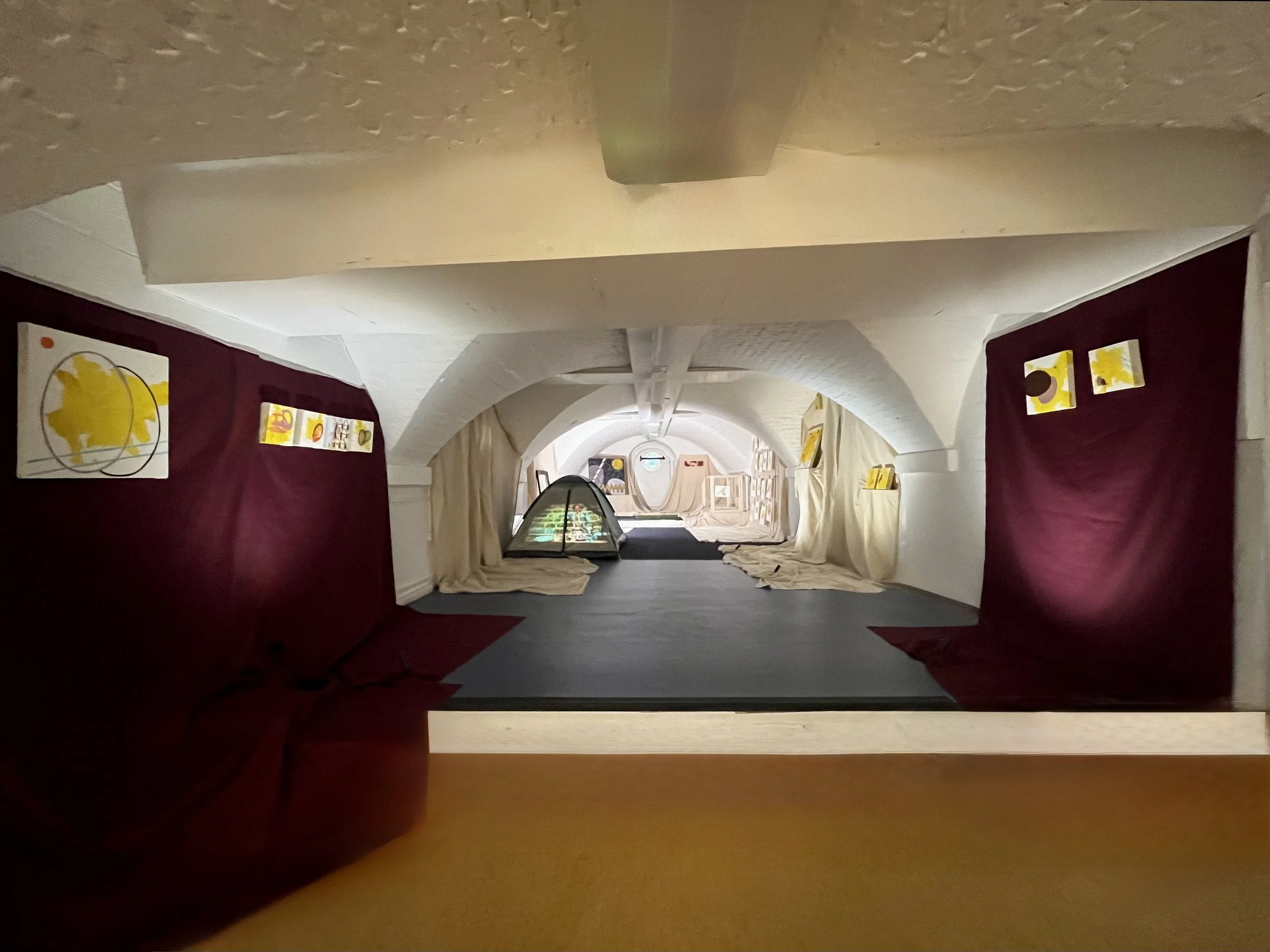 REFUGE at the Crypt exhibition wide view