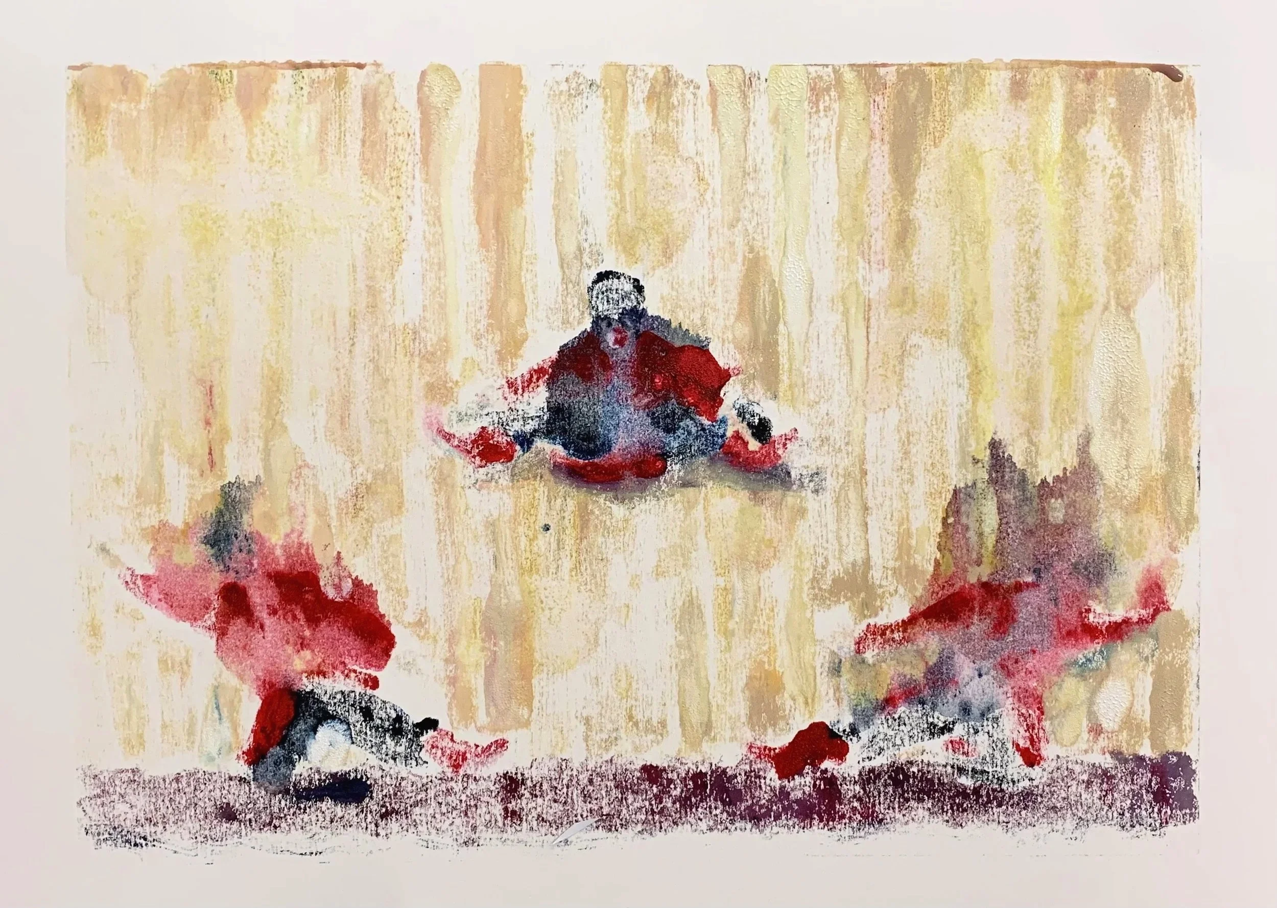Ukrainian Blood V (2022)
Ink monotype on paper
41 x 34 cm