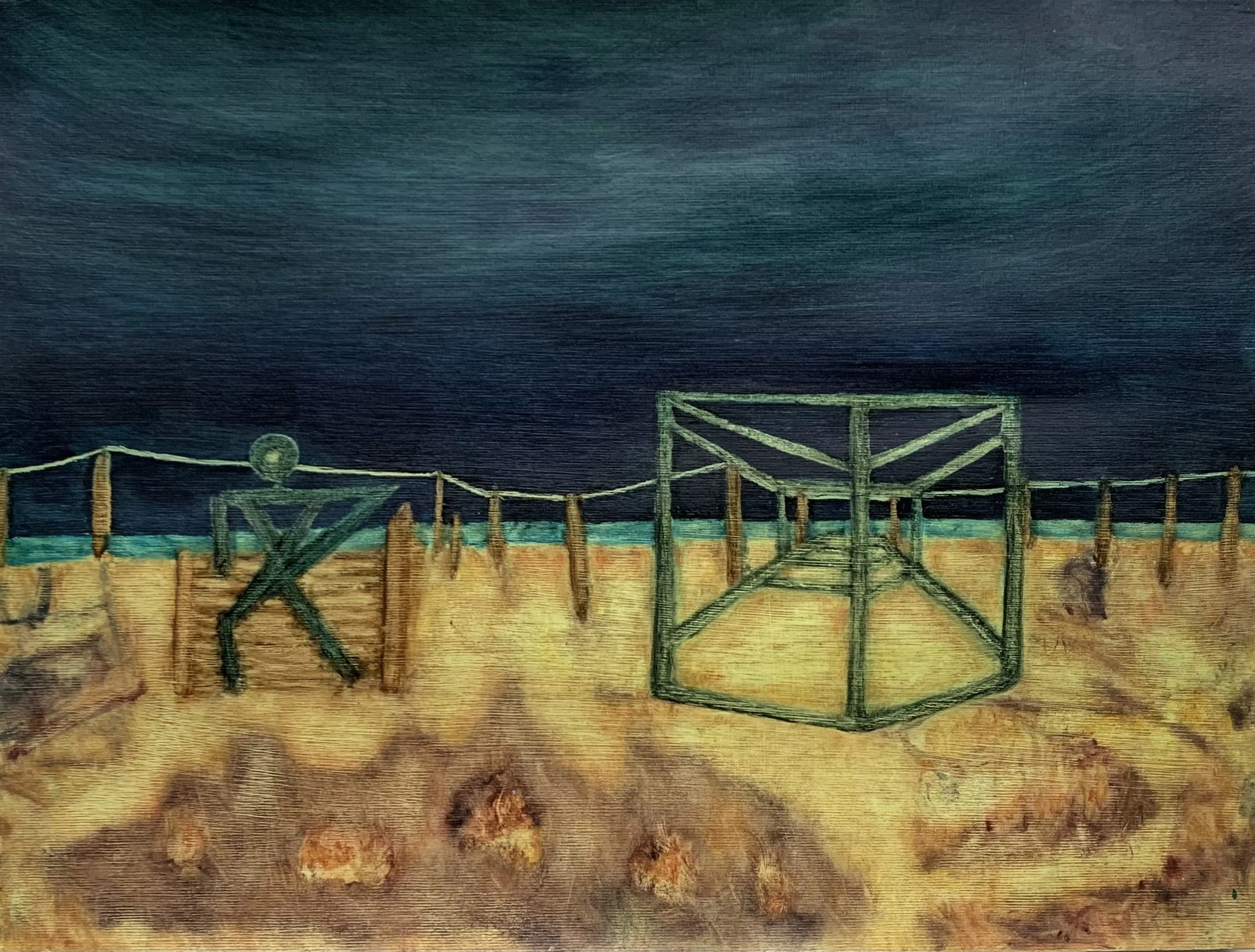 The Harvest (2023)
Oil on paper 
40 × 30 cm