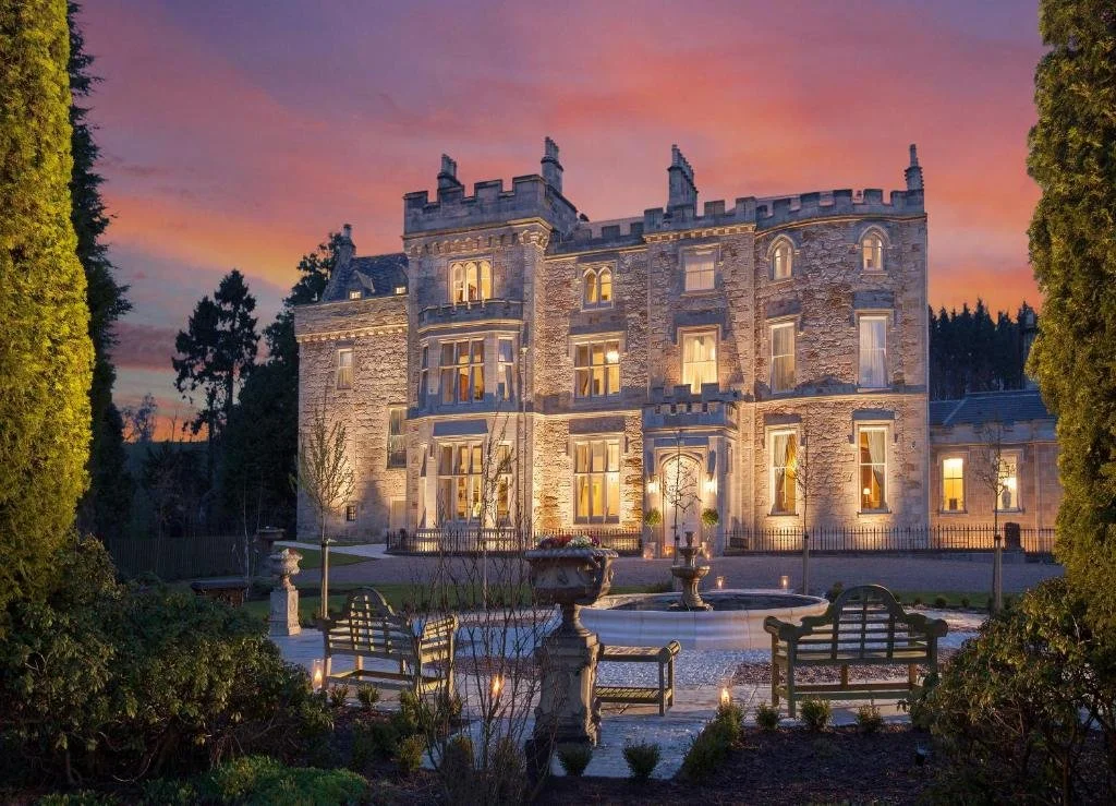 Crossbasket Castle Scotland outside