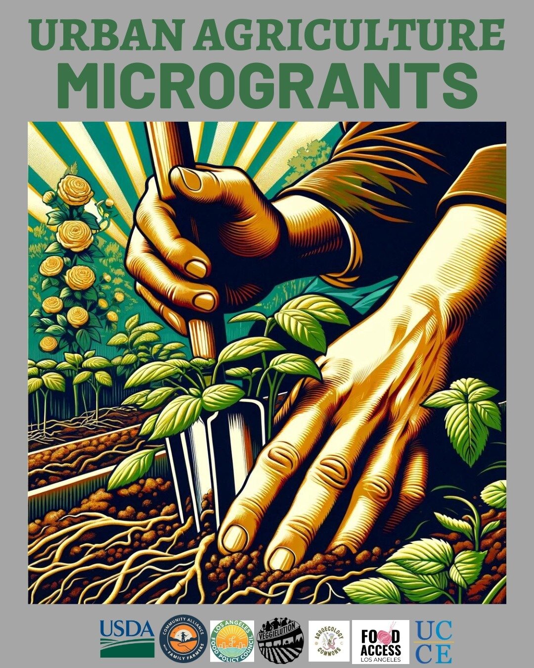 Are you a grower or farmer in the SF or LA metro areas? The Farm Service Agency&rsquo;s Growing Urban Agriculture $10,000 microgrants will be distributed by CAFF and partners this spring to fund projects that may need financial support to implement. 