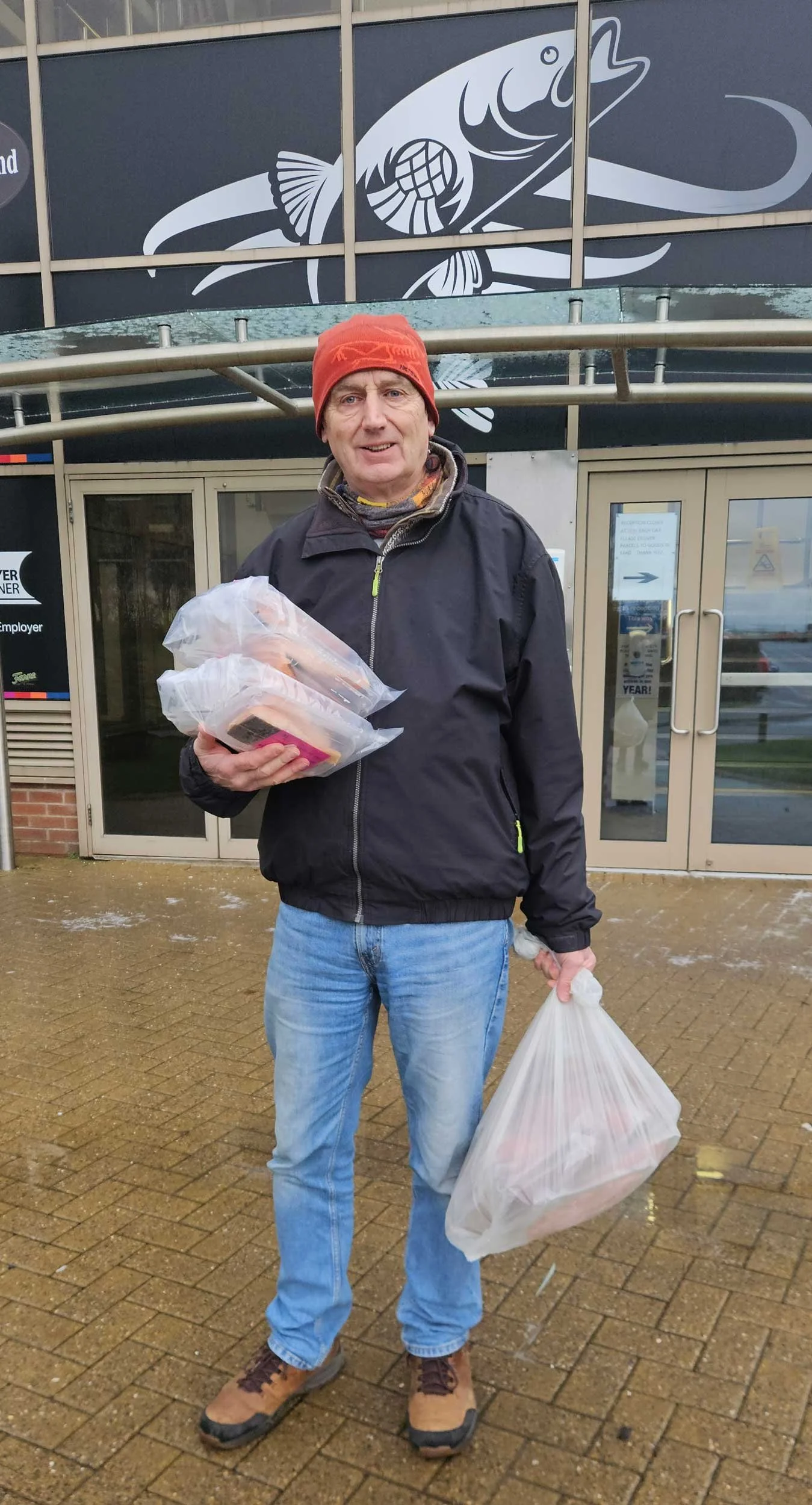 A salmon donation from our kind sponsor, Farne Salmon & Trout