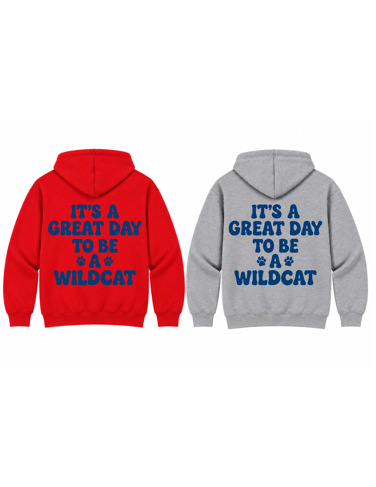 Ivy Great Day Unisex Youth and Adult Zip Hoodie Scroll for Options