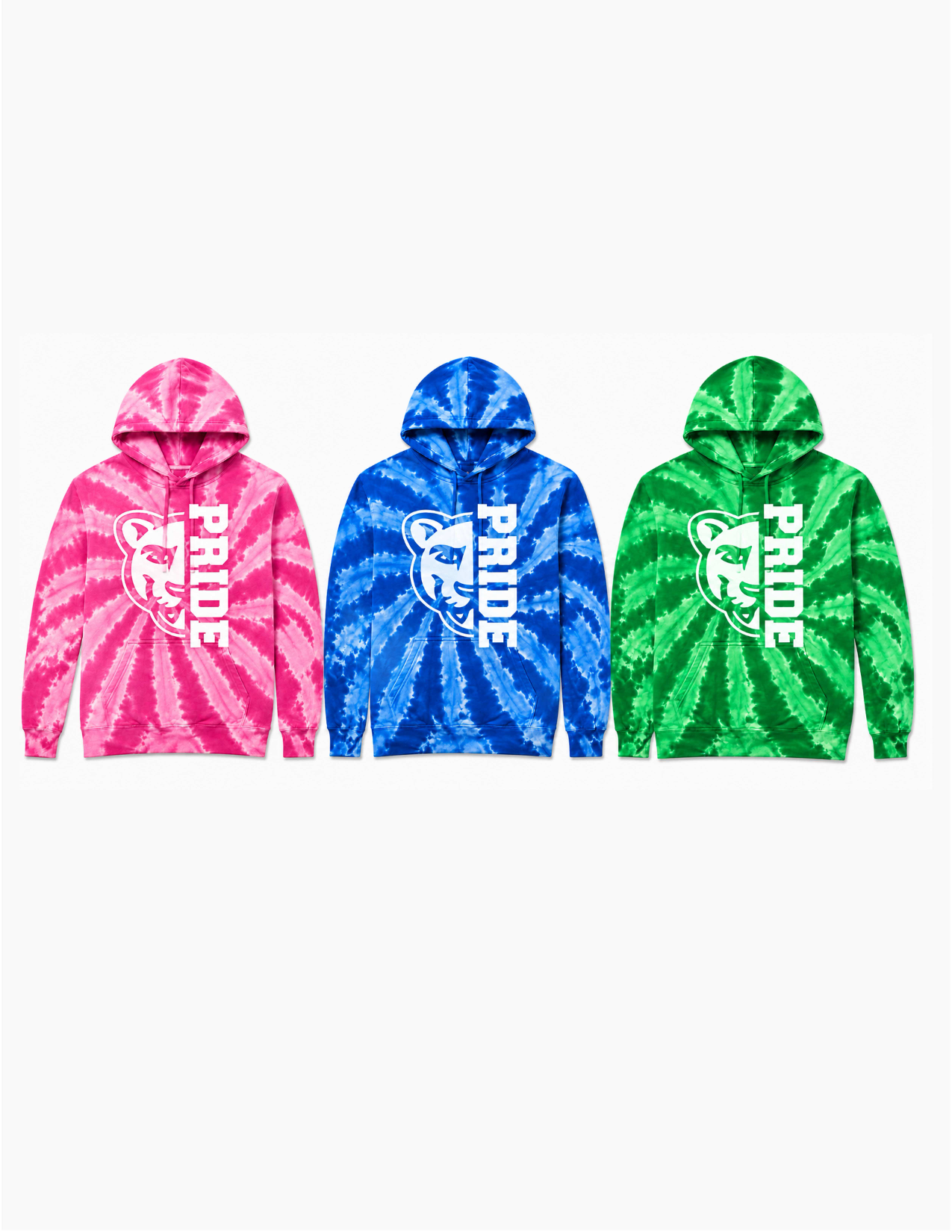 Tie-Dye Youth and Adult Hoodie Scroll for Options