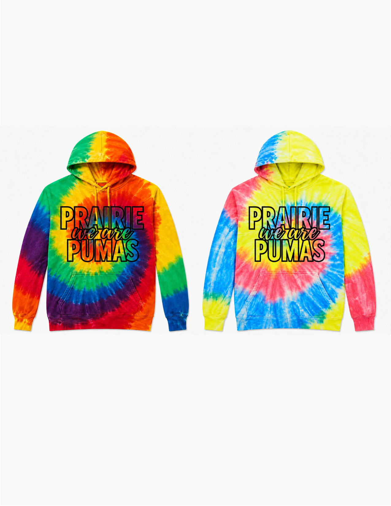 Tie-Dye Youth and Adult Hoodie Scroll for Options