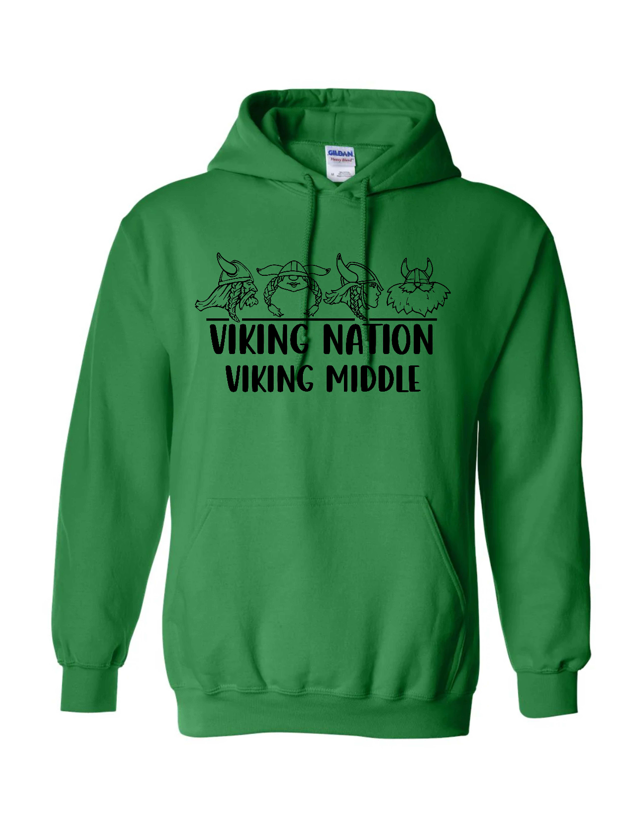 Viking Middle Collection Hoodie Scroll for Options