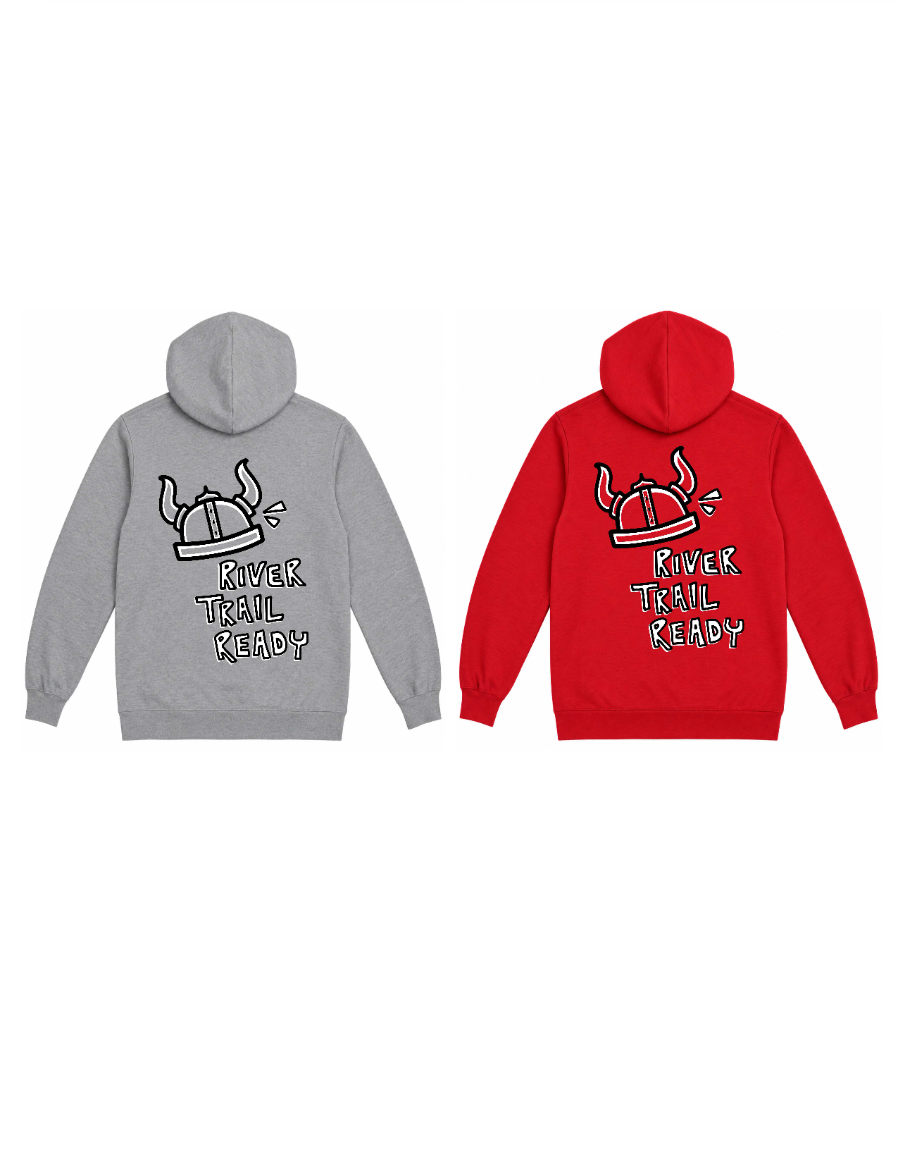 River Trail Pocket Logo and New Gen Logo Zip Hoodie