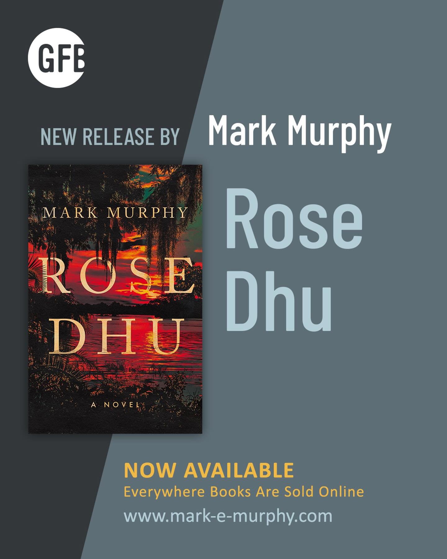 Happy #PubDay to Rose Dhu by Mark Murphy!

Set in coastal Georgia, Rose Dhu is a mystery about the disappearance of surgeon Dr. Janie O&rsquo;Connor &mdash; and the personal and political fallout that shakes Savannah in its wake. As Detective Frank W