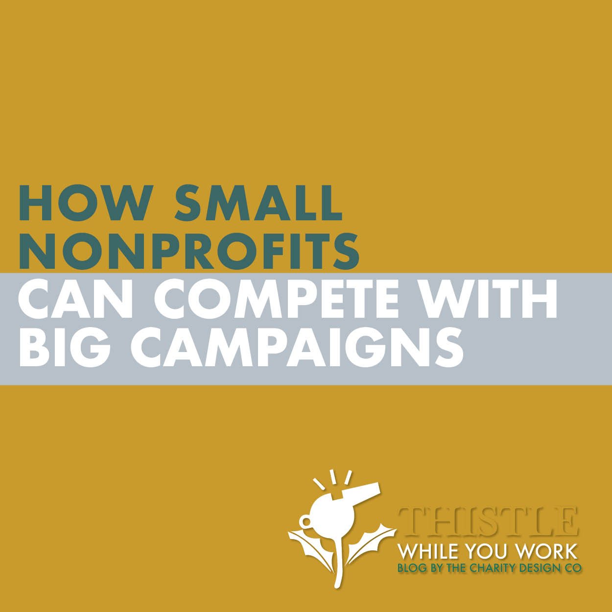 HOW SMALL NONPROFITS CAN COMPETE WITH BIG CAMPAIGNS