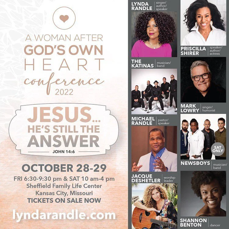 We&rsquo;re SO excited to announce some new additions to the Woman after God&rsquo;s Own Heart (WAGOH) conference lineup: 
The Newsboys @newsboys 
My husband, pastor and speaker Michael Randle
Dancer Shannon Benton

We&rsquo;ve extended early bird pr