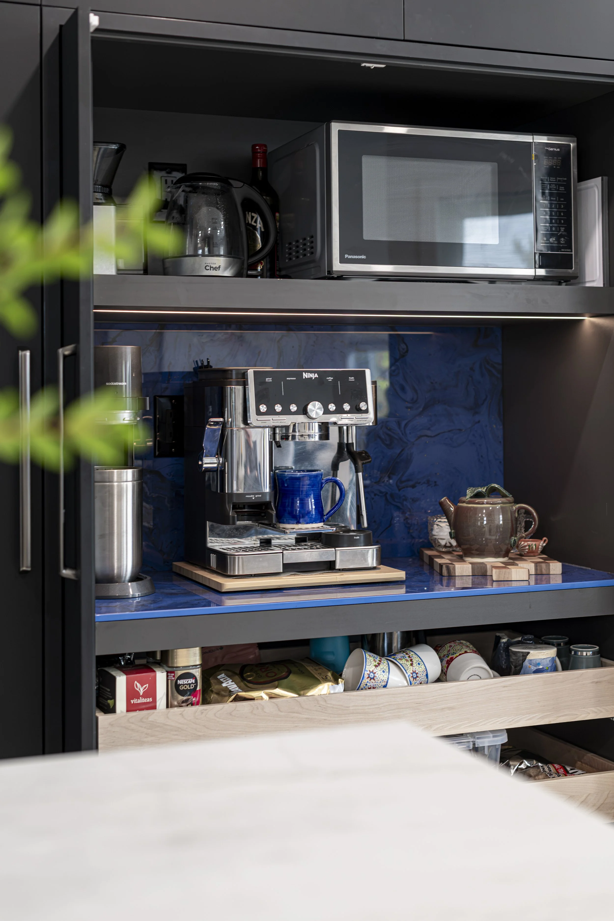 Custom Hidden Coffee Bar