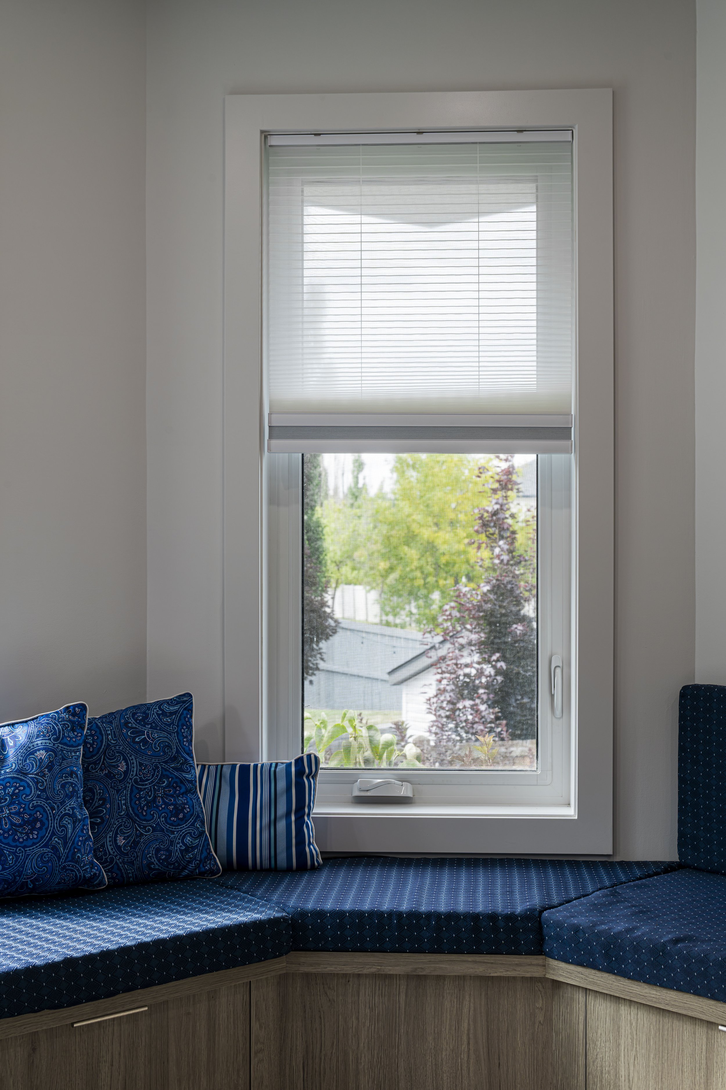 Custom Woodgrain Window Seat