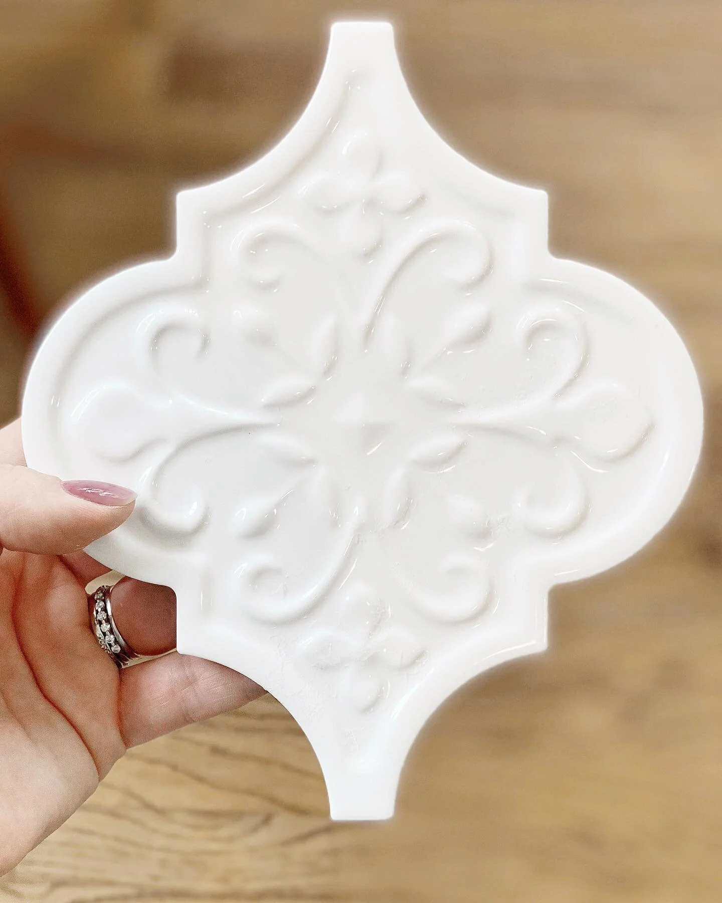 The arabesque tile. Easily one of my favorites. Depending on the room, a lot of tile like this can be a lot&hellip;. A bit busy. If the manufacturer makes a more simple version with no filigree or ornate details, combining both together and popping t