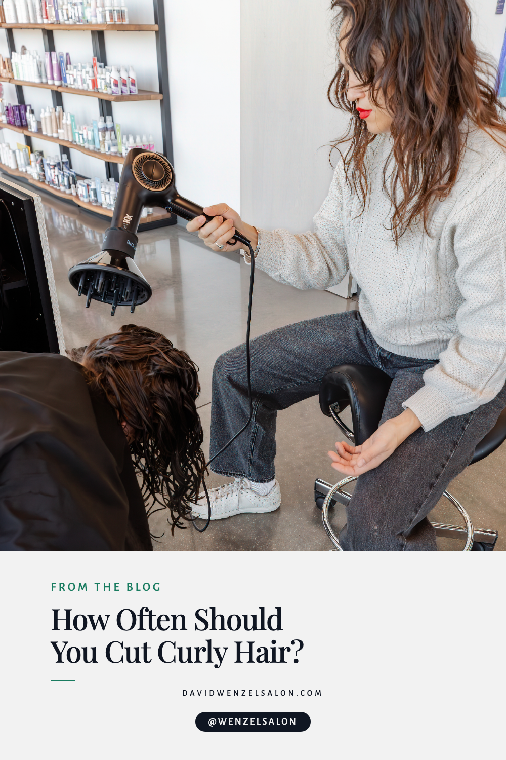 How often to cut curly hair at Wenzel Salon in Springfield, Missouri