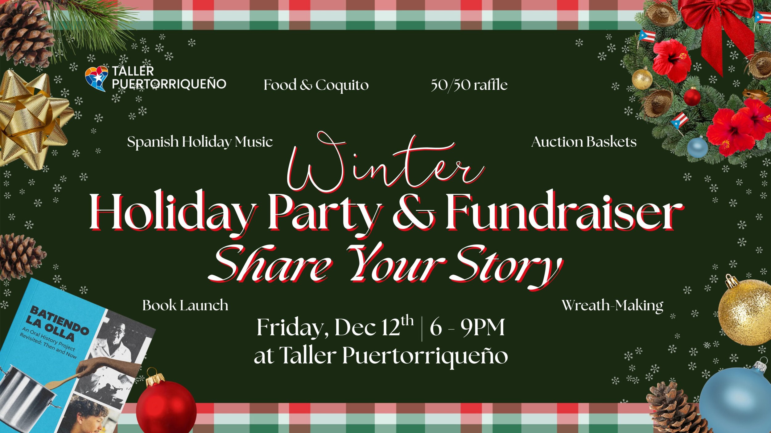Winter Holiday Party &amp; Fundraiser: Share Your Story