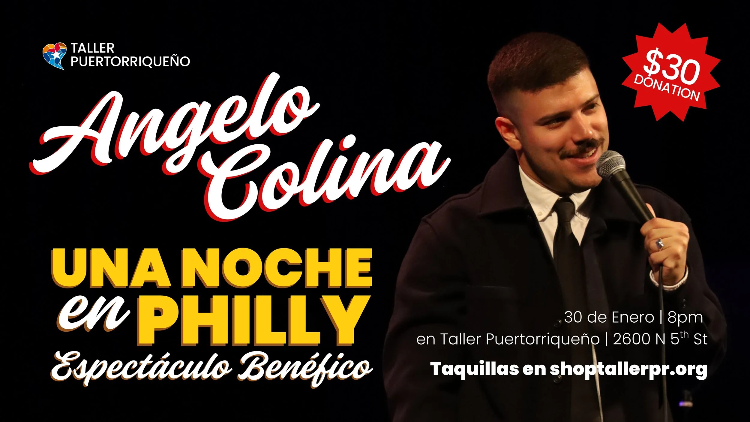 Angelo Colina: Una Noche en Philly Benefit Show
