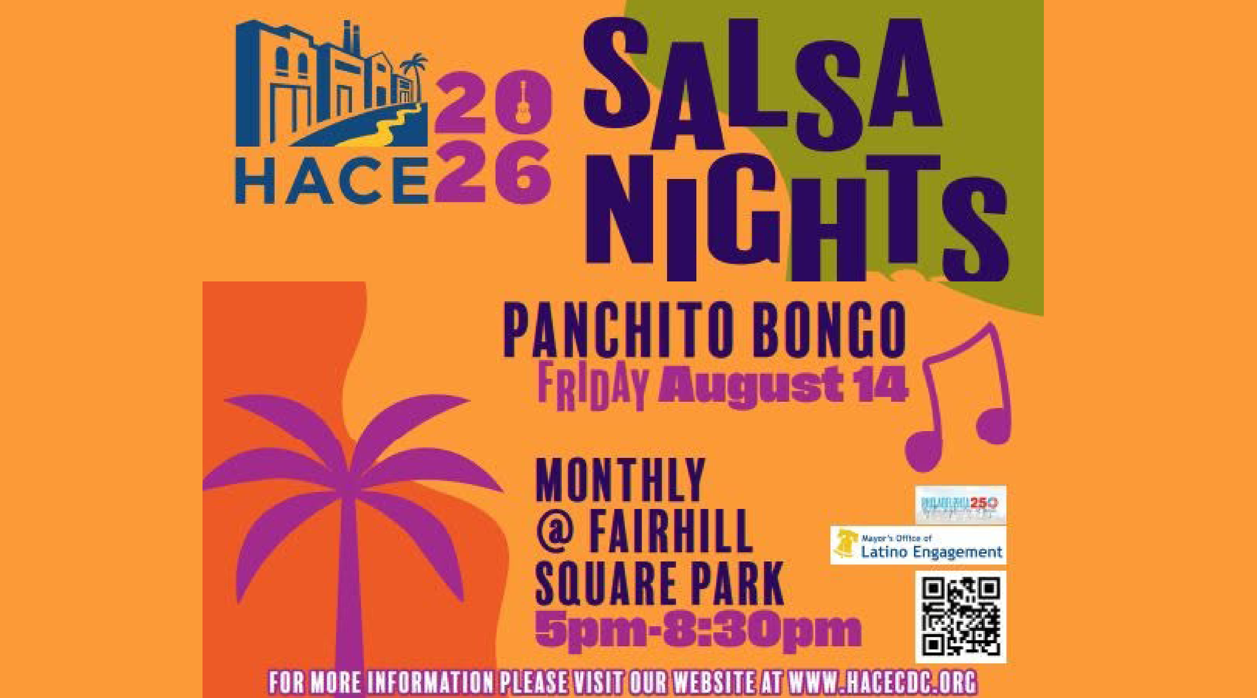 SALSA NIGHTS at Fairhill Square Park 