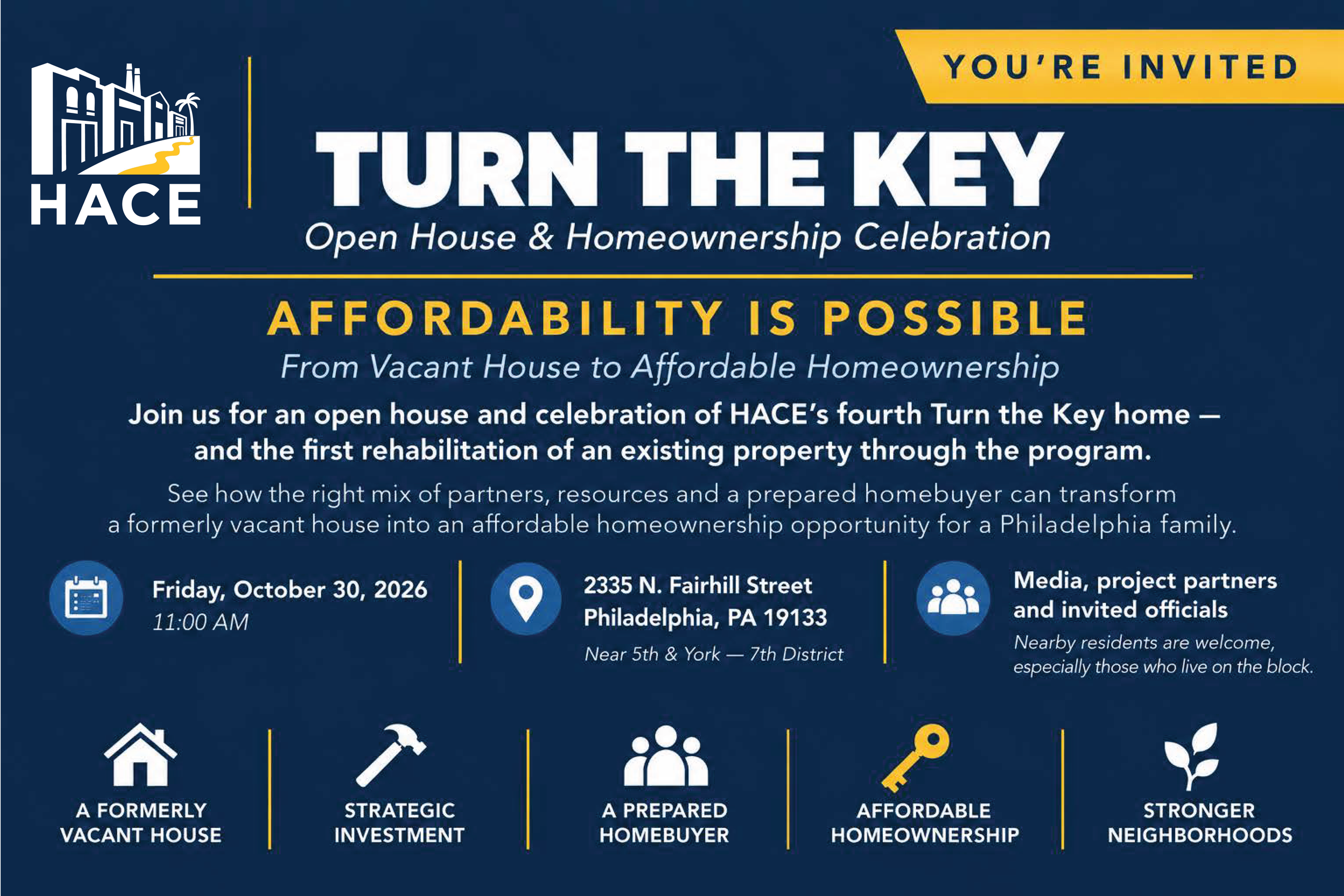 Turn the Key Open House &amp; Homeownership Celebration