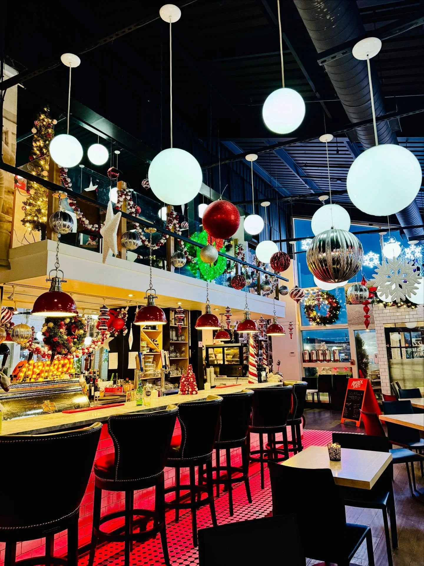 Winter wonderland outside, warm oven glow inside.
We&rsquo;re open &mdash; and if you&rsquo;re in the neighbourhood and need a little snow-day escape, we&rsquo;ve got a slice and a seat waiting for you and your crew. ❄️🍕

Stay safe and cozy everyone