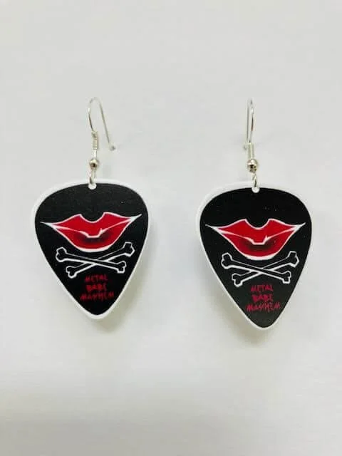 AC/DC: Stud Earrings — Metal Babe Mayhem