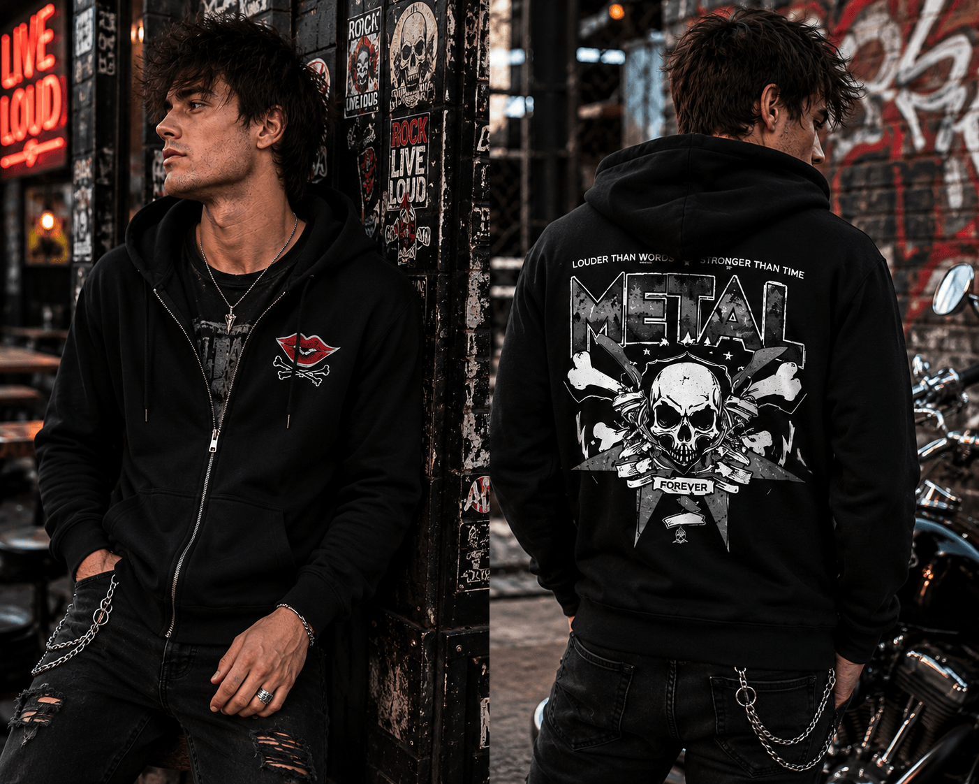 Metal Forever Mens Hoodie.png