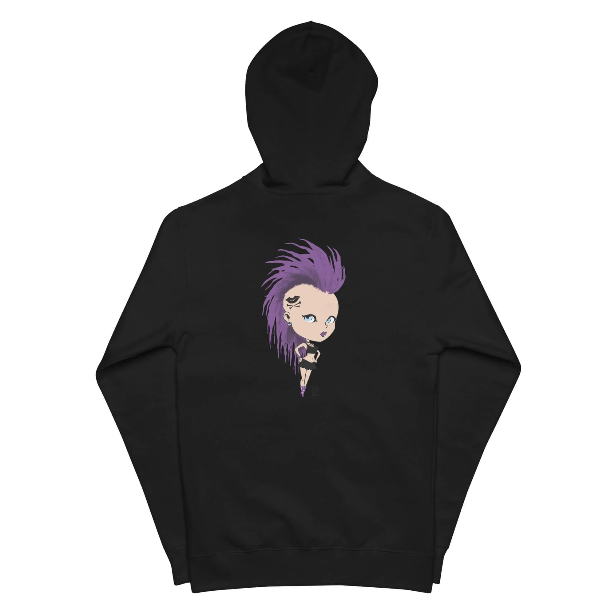 Purple Rage (Unisex Zipper Hoodie)