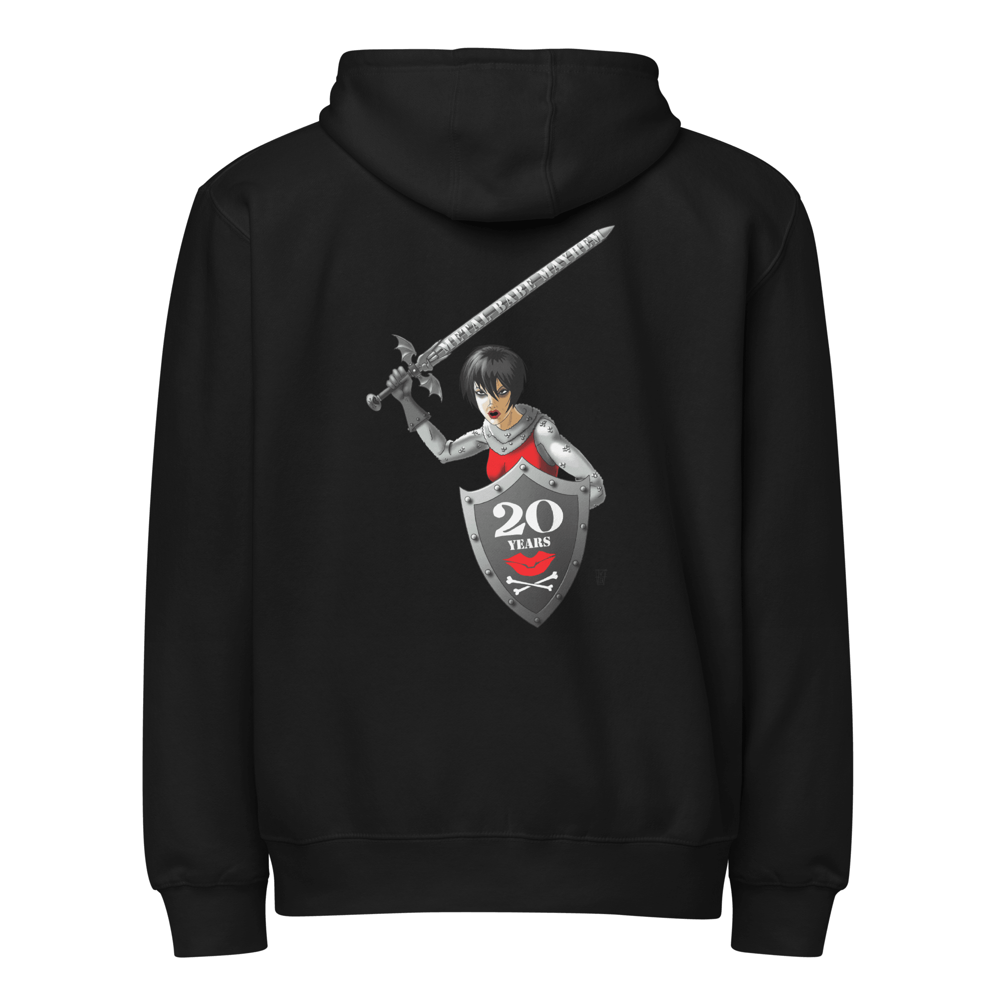 Scarlett Black: 20 Years of Mayhem (Unisex Zipper Hoodie)
