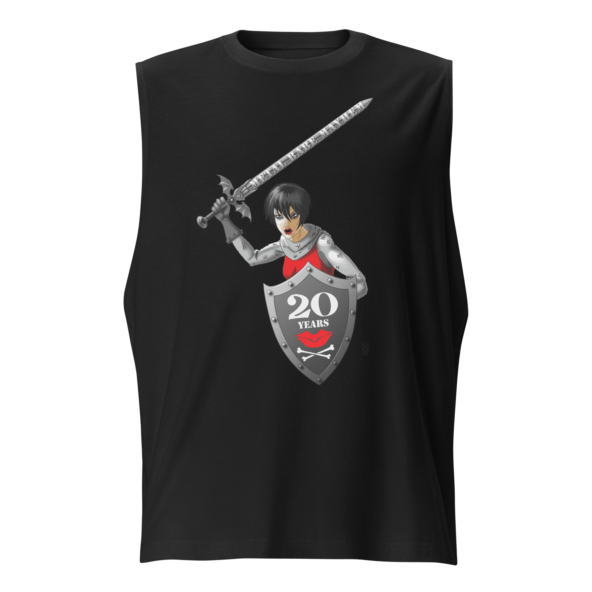 Scarlett Black: 20 Years of Mayhem (Unisex Muscle Shirt)