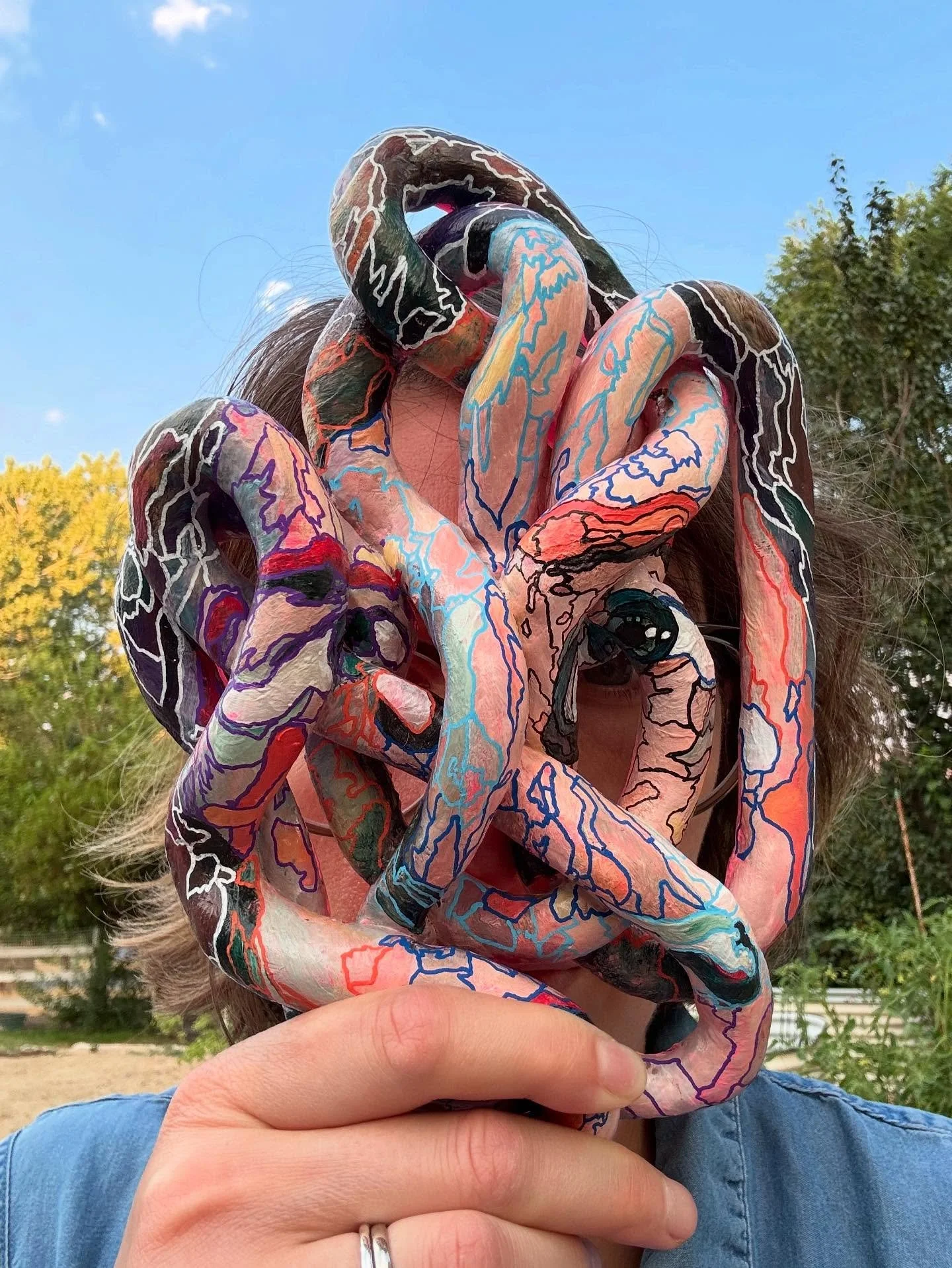 Being a human means feeling all the feels. Yay for new work in this crazy mixed-up world. #WIP #masksarecreepyaf