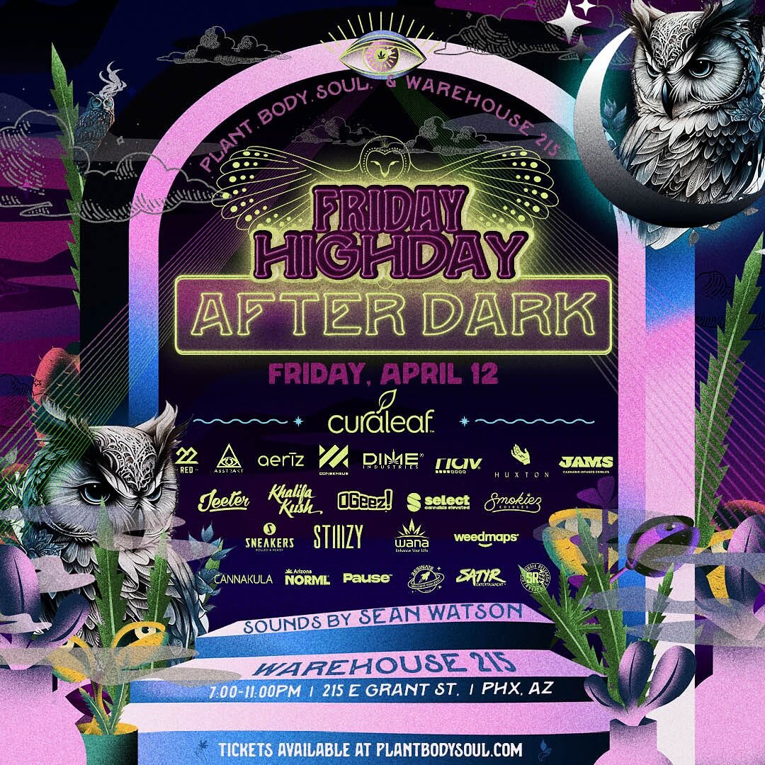 Looking forward to the sounds, sights, and sustainability at this year&rsquo;s #fridayhighdayafterdark 🚀 with recycling powered by @huxtonusa 🫲 now less than a week away!!

#fridayhighday #afterdark #plantbodysoul #downtownphx #dtphx