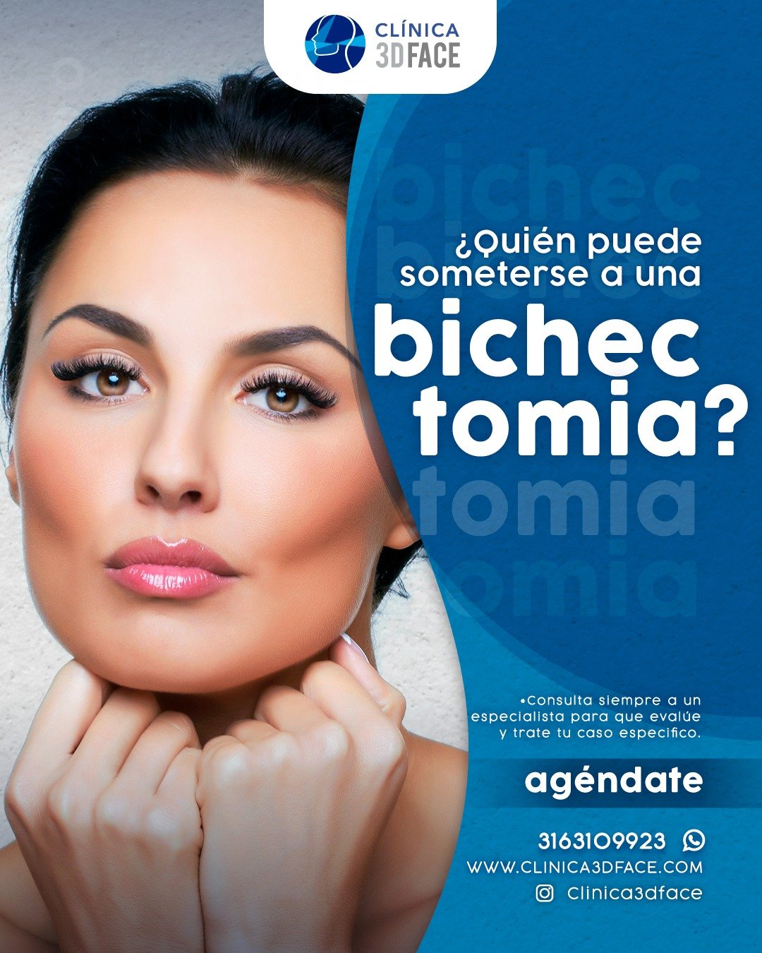 La bichectom&iacute;a est&aacute; m&aacute;s indicada para pacientes con el rostro muy redondeado o con mofletes gruesos, que deseen mejorar la apariencia de su rostro. Pueden ser hombres o mujeres.

Los pacientes con excesiva flacidez, de edad avanz