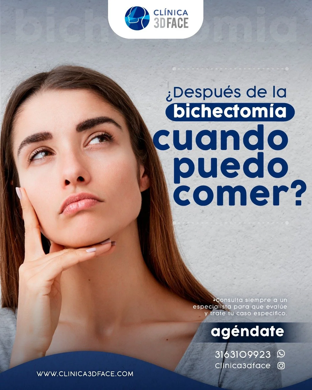 La alimentaci&oacute;n es un aspecto crucial en el proceso de cicatrizaci&oacute;n. Te explico el cronograma t&iacute;pico:

PRIMERAS 24-48 HORAS:
&bull; Solo l&iacute;quidos:
Agua (temperatura ambiente)
Jugos sin pulpa
Caldos tibios (no calientes)
B
