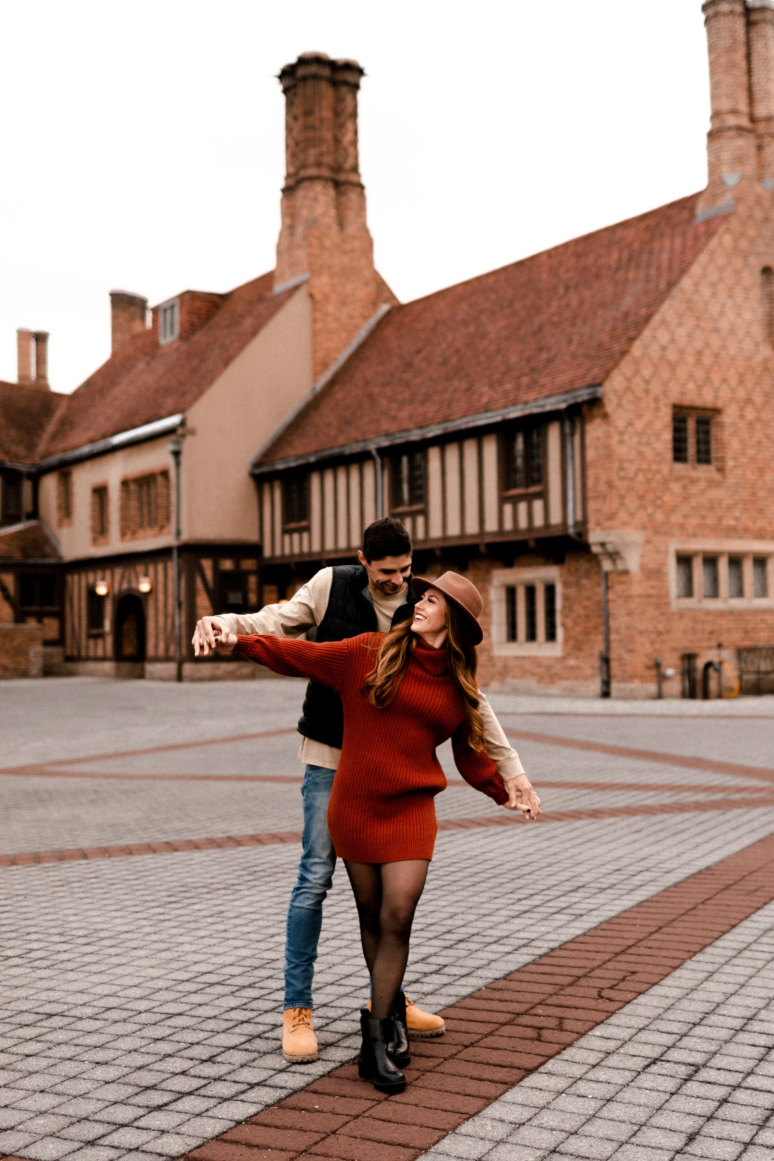 Kayla+Cameron Engagement, Meadow Brook Hall, Rochester, Michigan