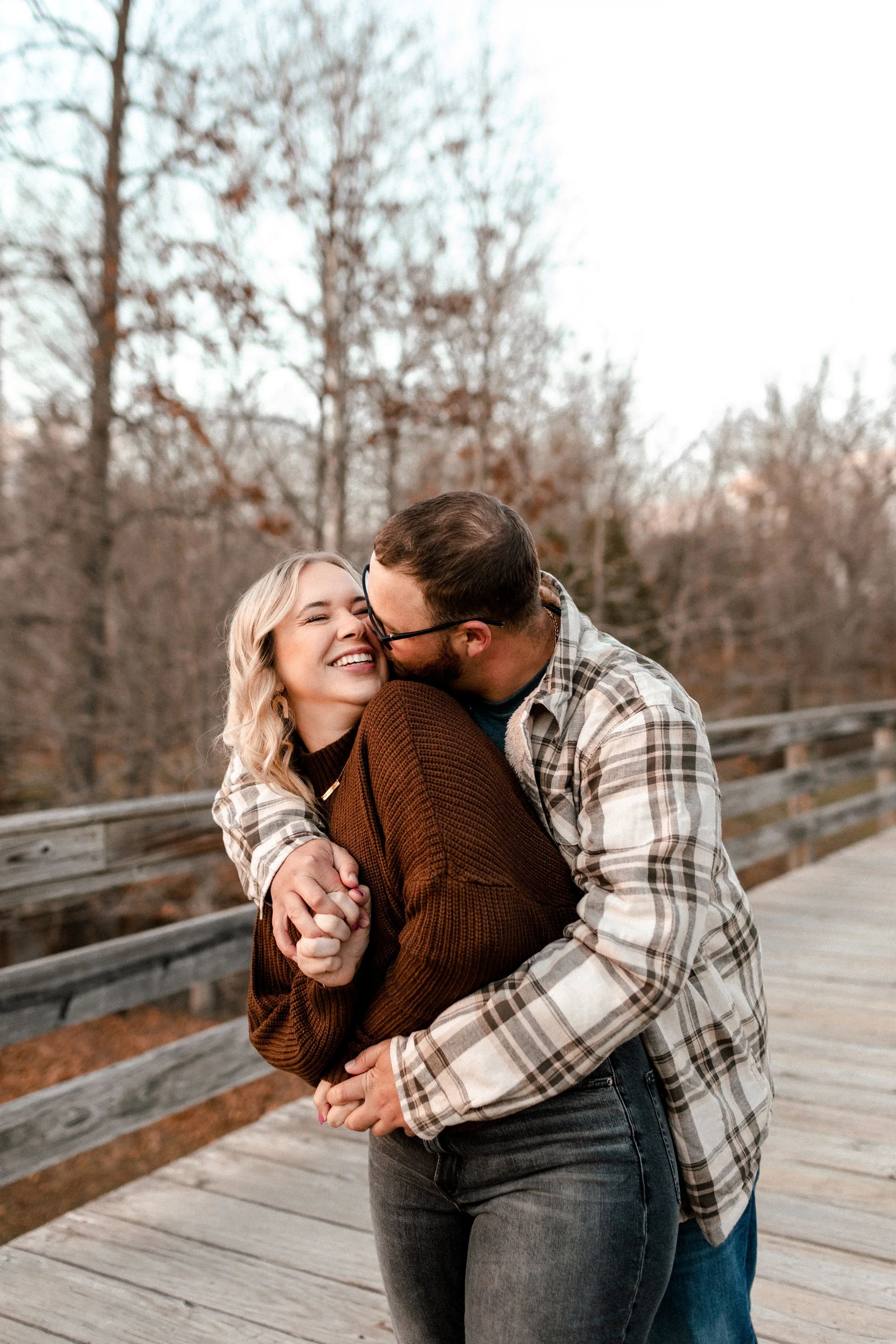 Alexis+Andrew Engagement Photos, Wolcott Mill Metro Park, Michigan