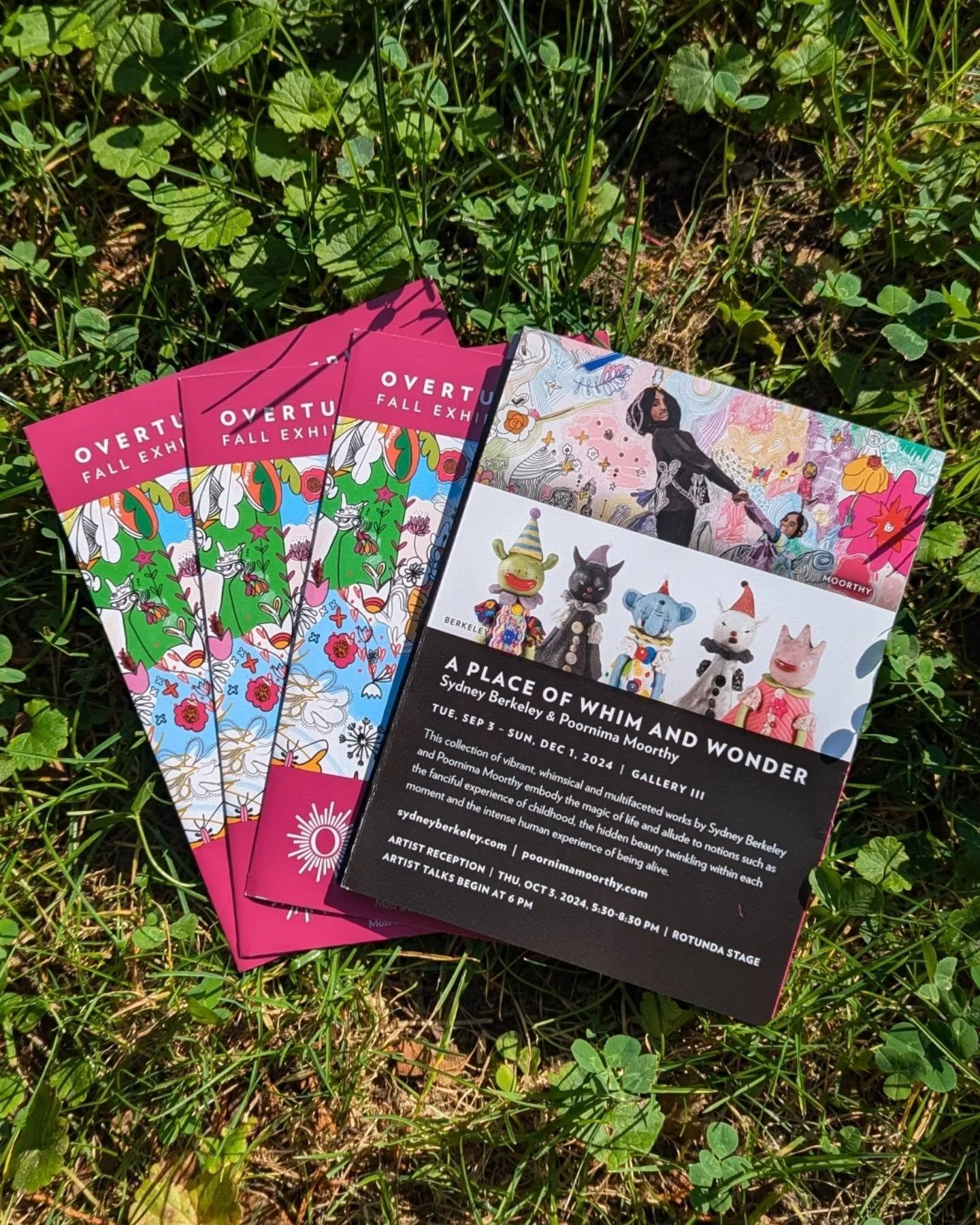 it's official!! A Place of Whim and Wonder is now viewable in Gallery III of the Overture Galleries in downtown Madison, WI. myself and Poornima Moorthy (@poornimamoorthyart) are showing our vibrant, imaginative works until the beginning of december.