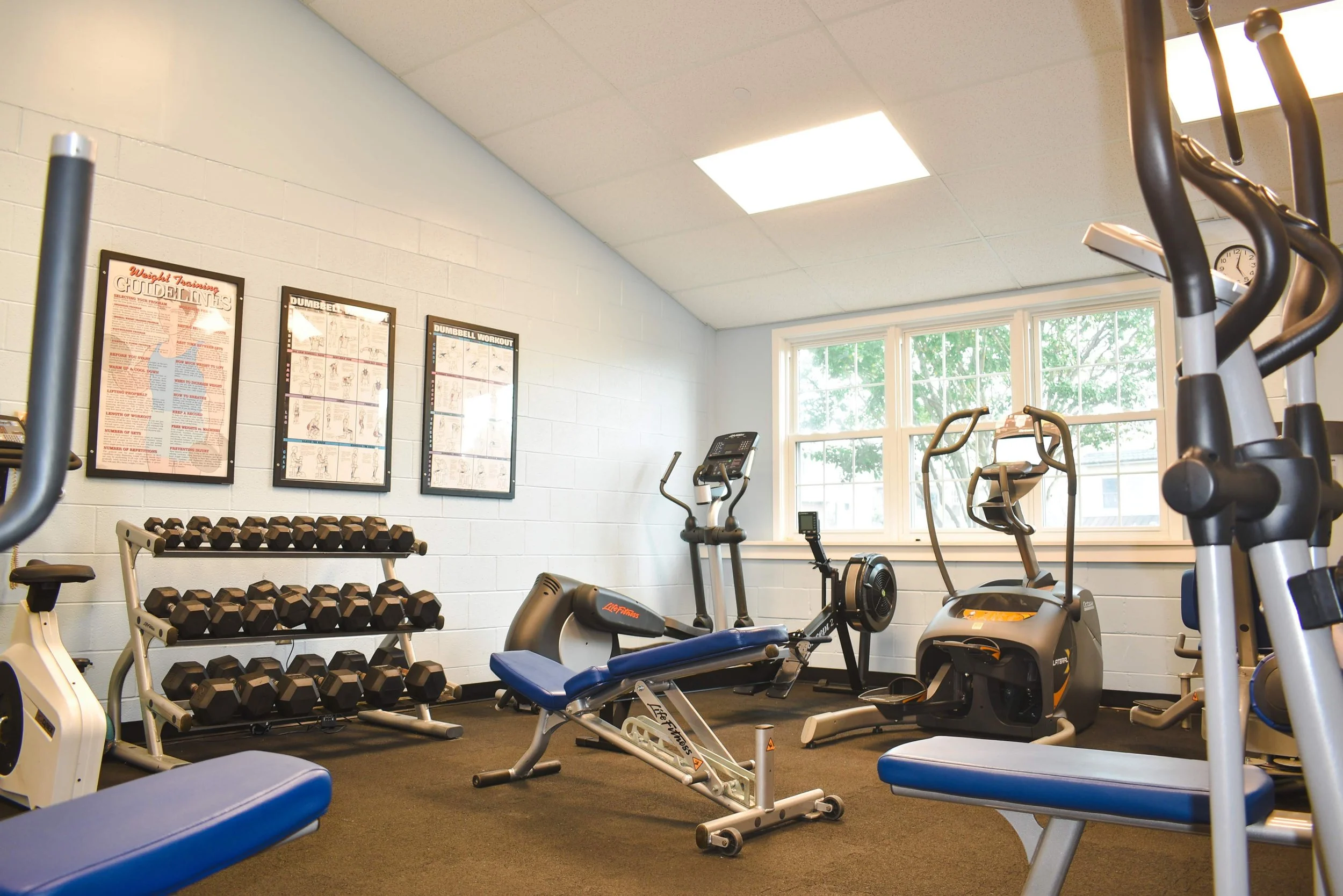 Davis Center exercise room