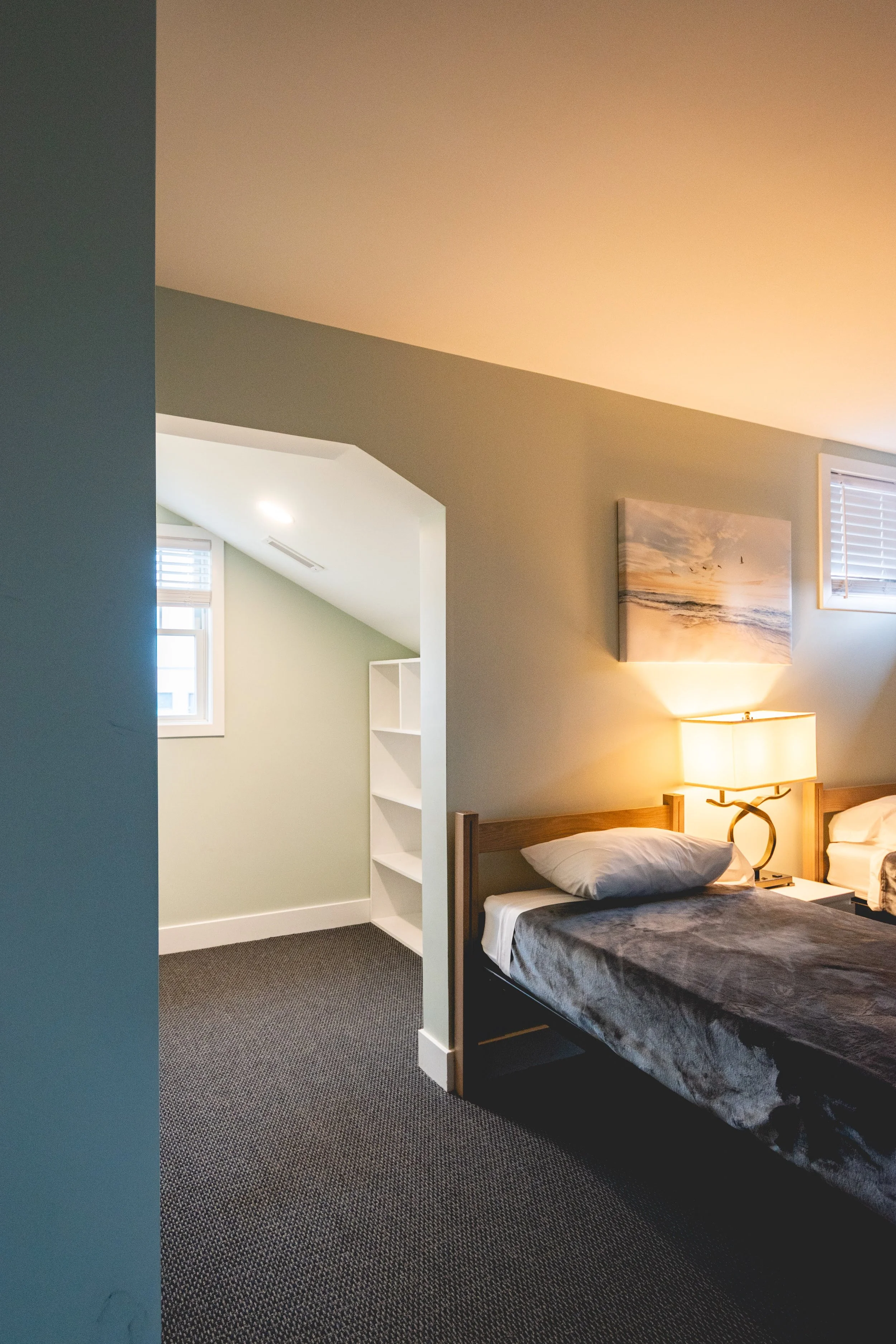 The Cove bunk room corner