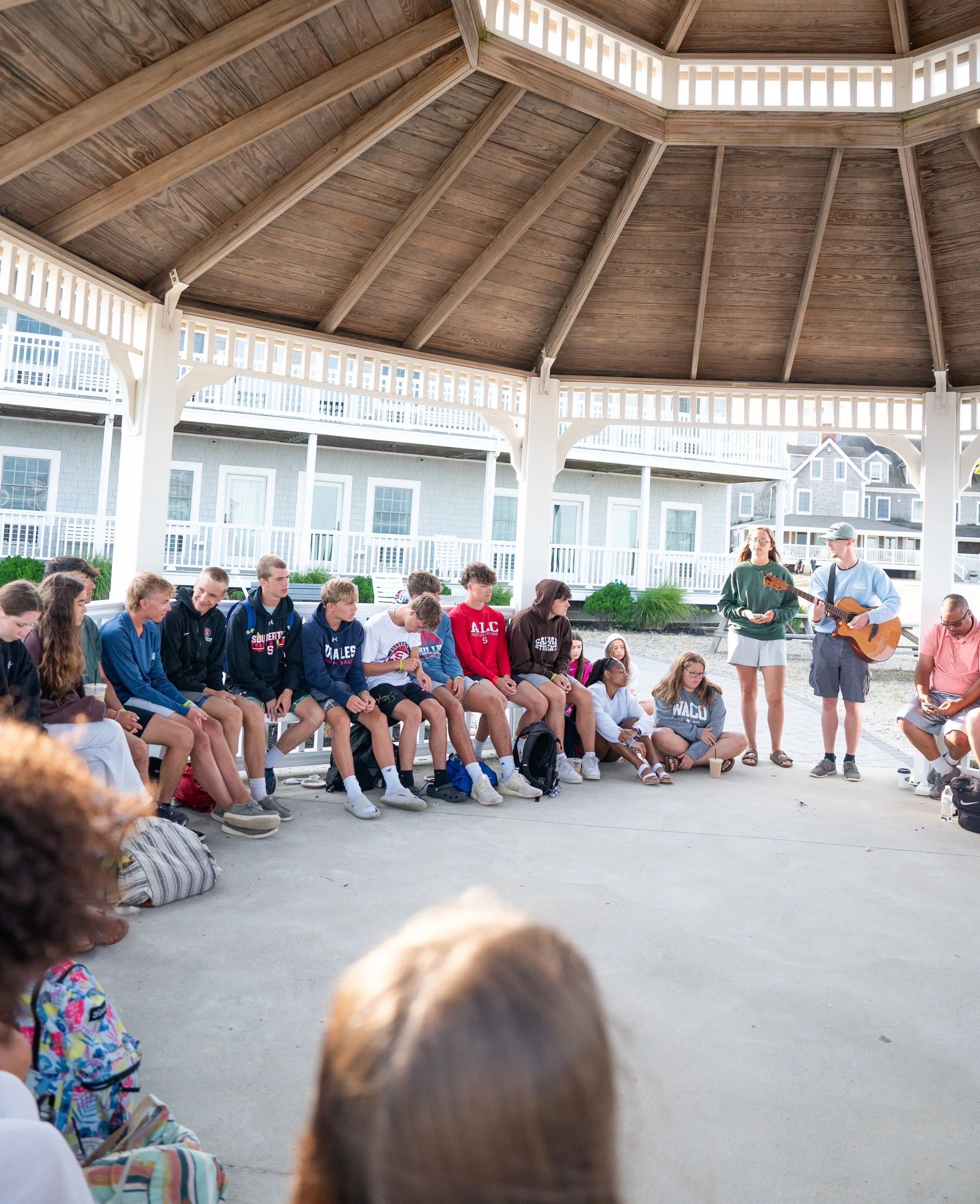 Music in gazebo