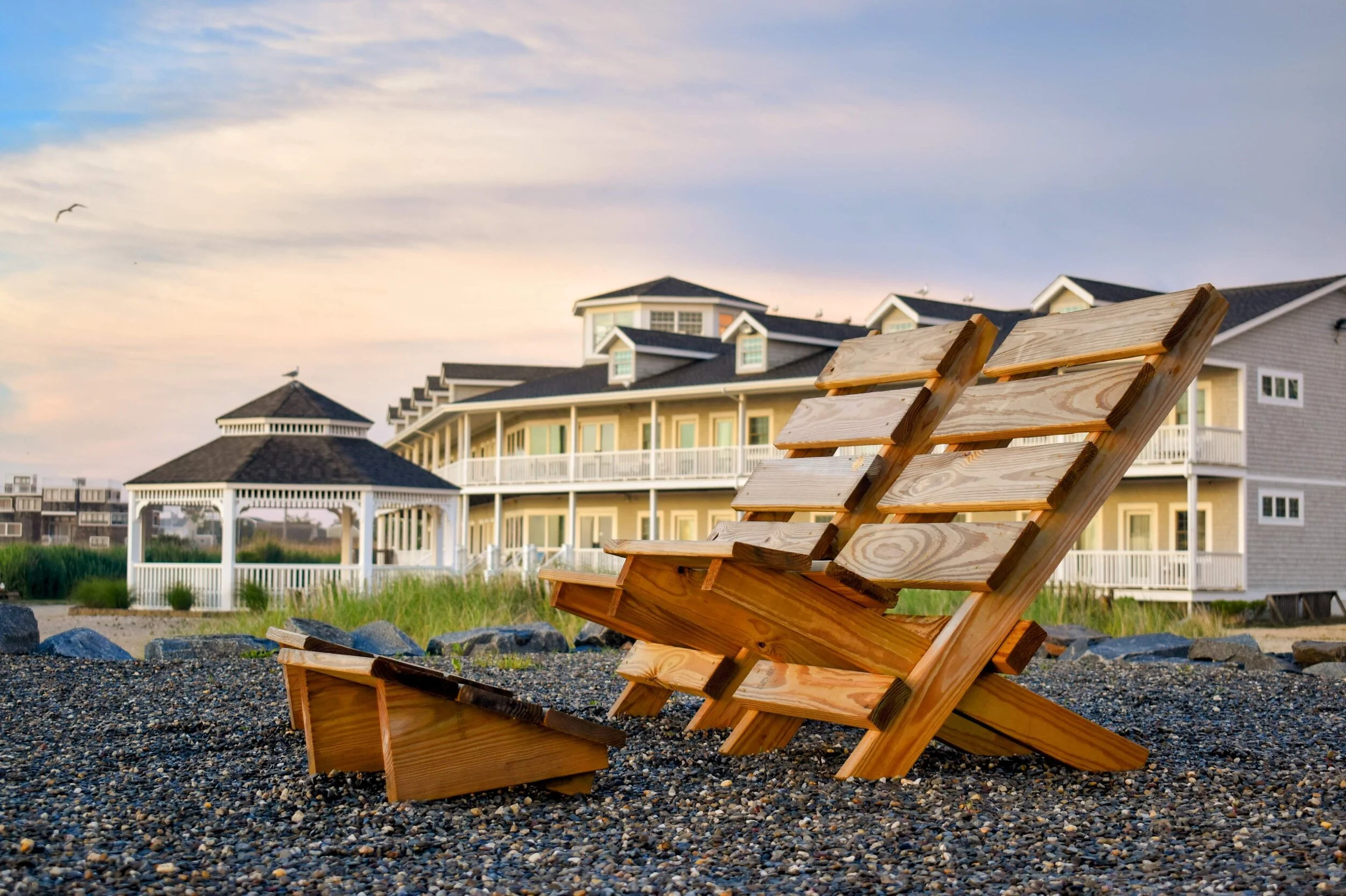 Exterior view from fire pit